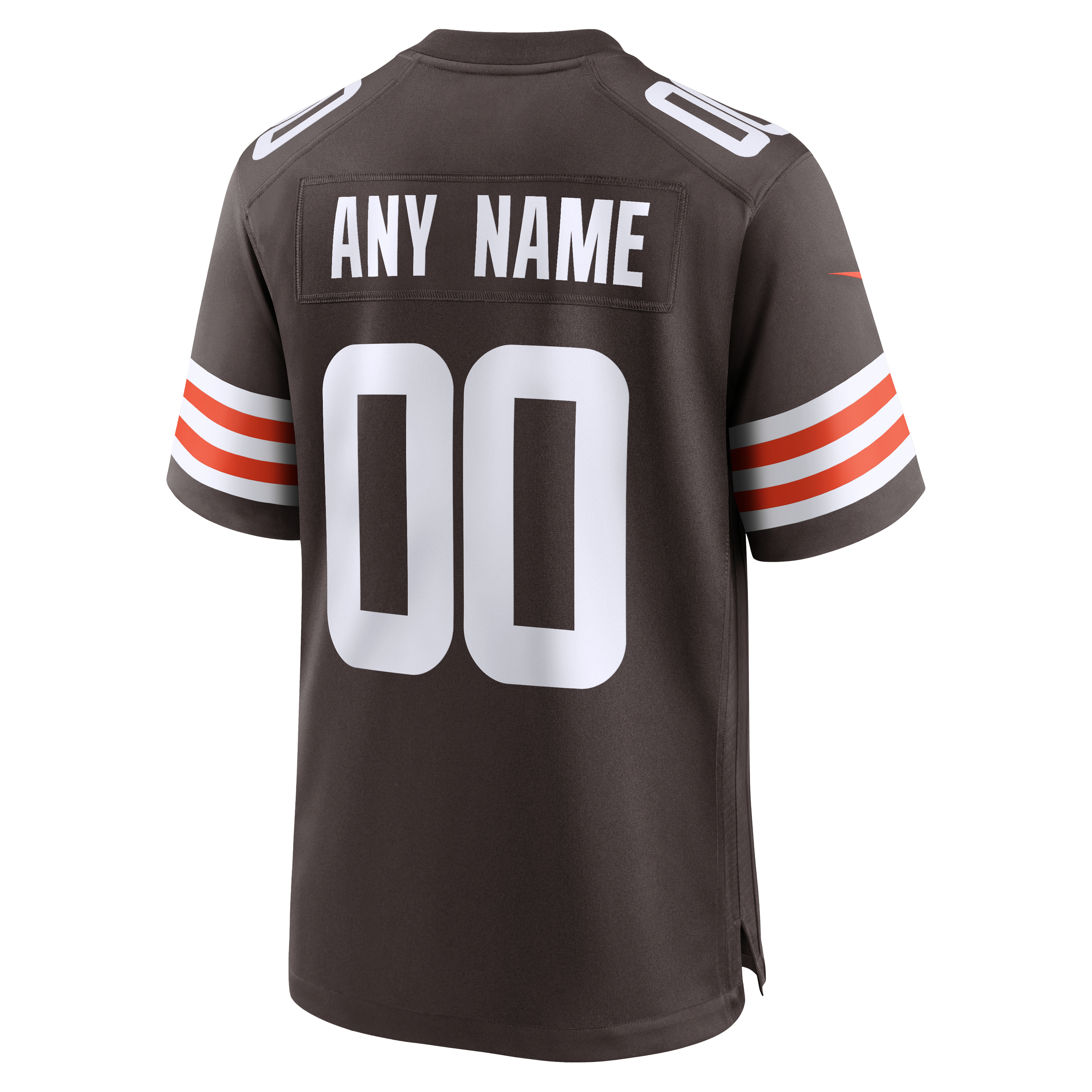 Cleveland Browns Custom Game Jersey - Brown - Image 4