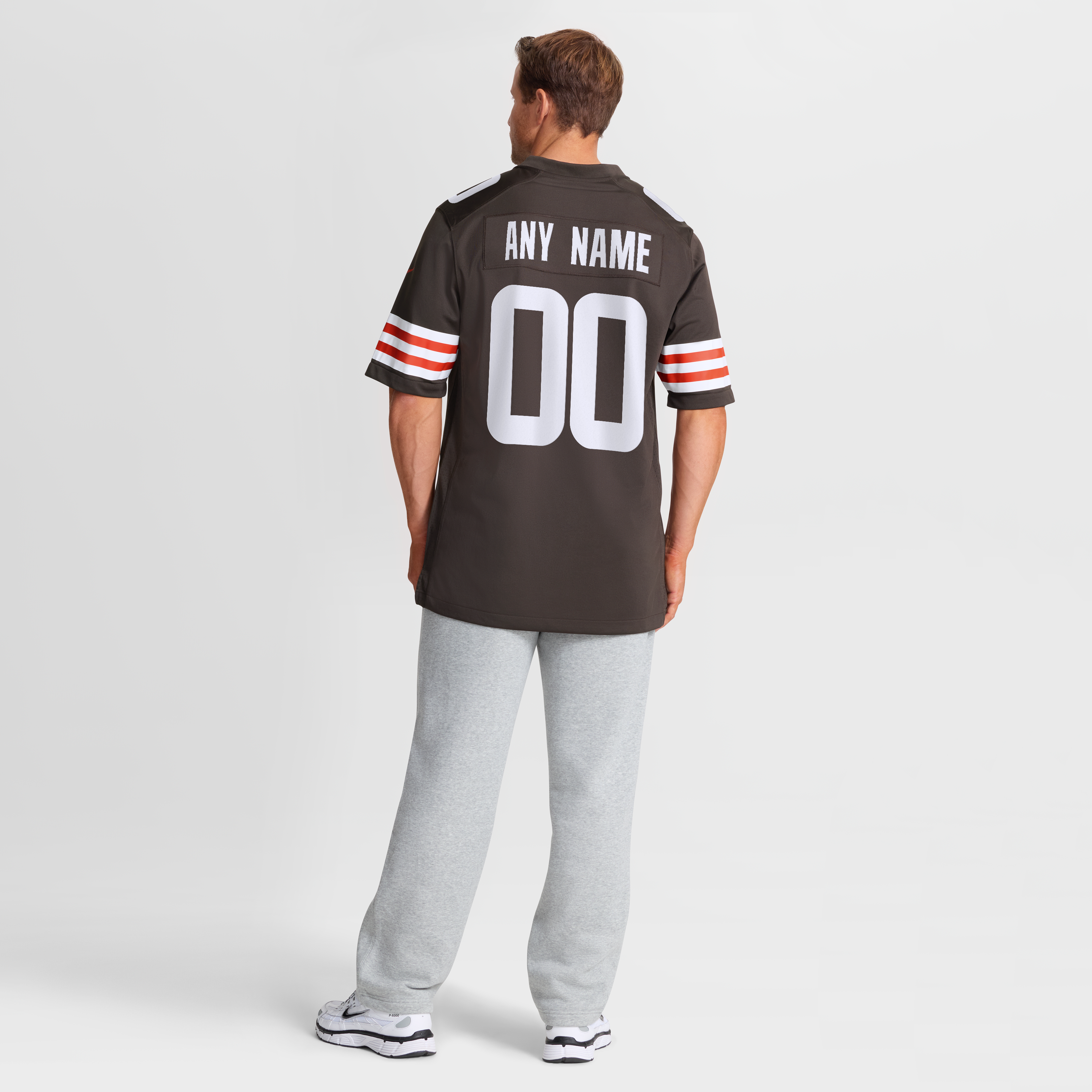 Cleveland Browns Custom Game Jersey - Brown - Image 9