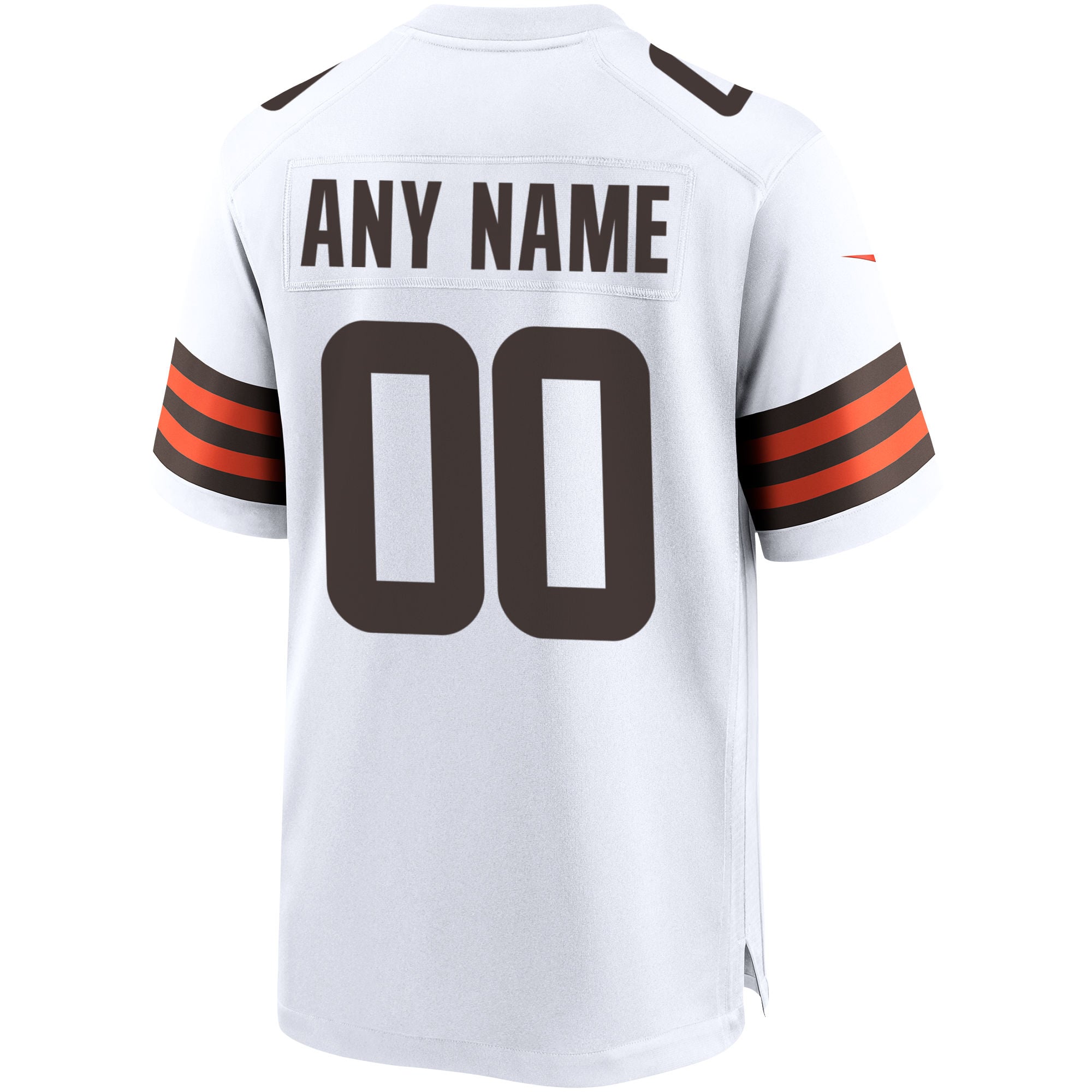 Cleveland Browns Custom Game Jersey - White - Image 4