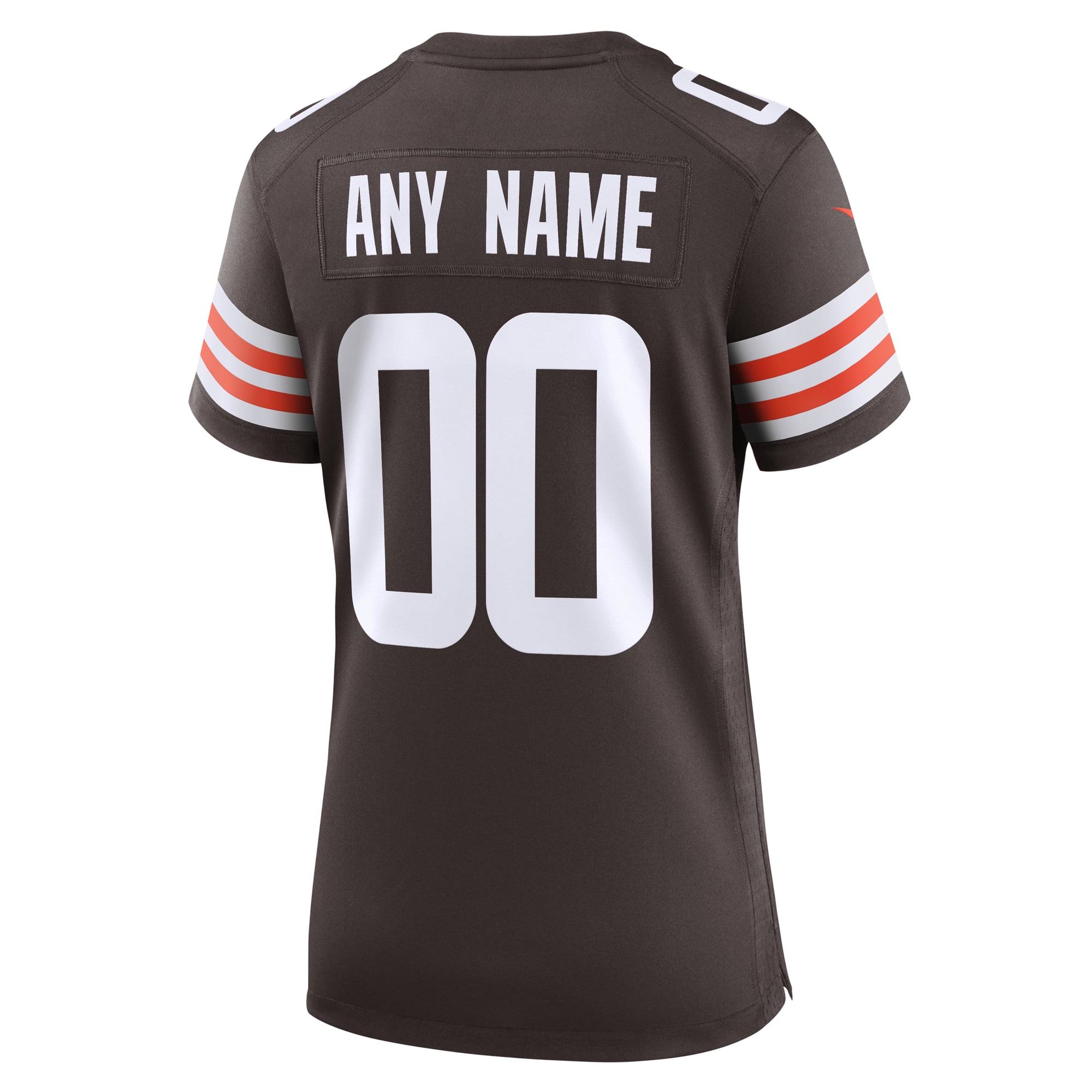 Cleveland Browns Women's Custom Game Jersey - Brown - Image 4