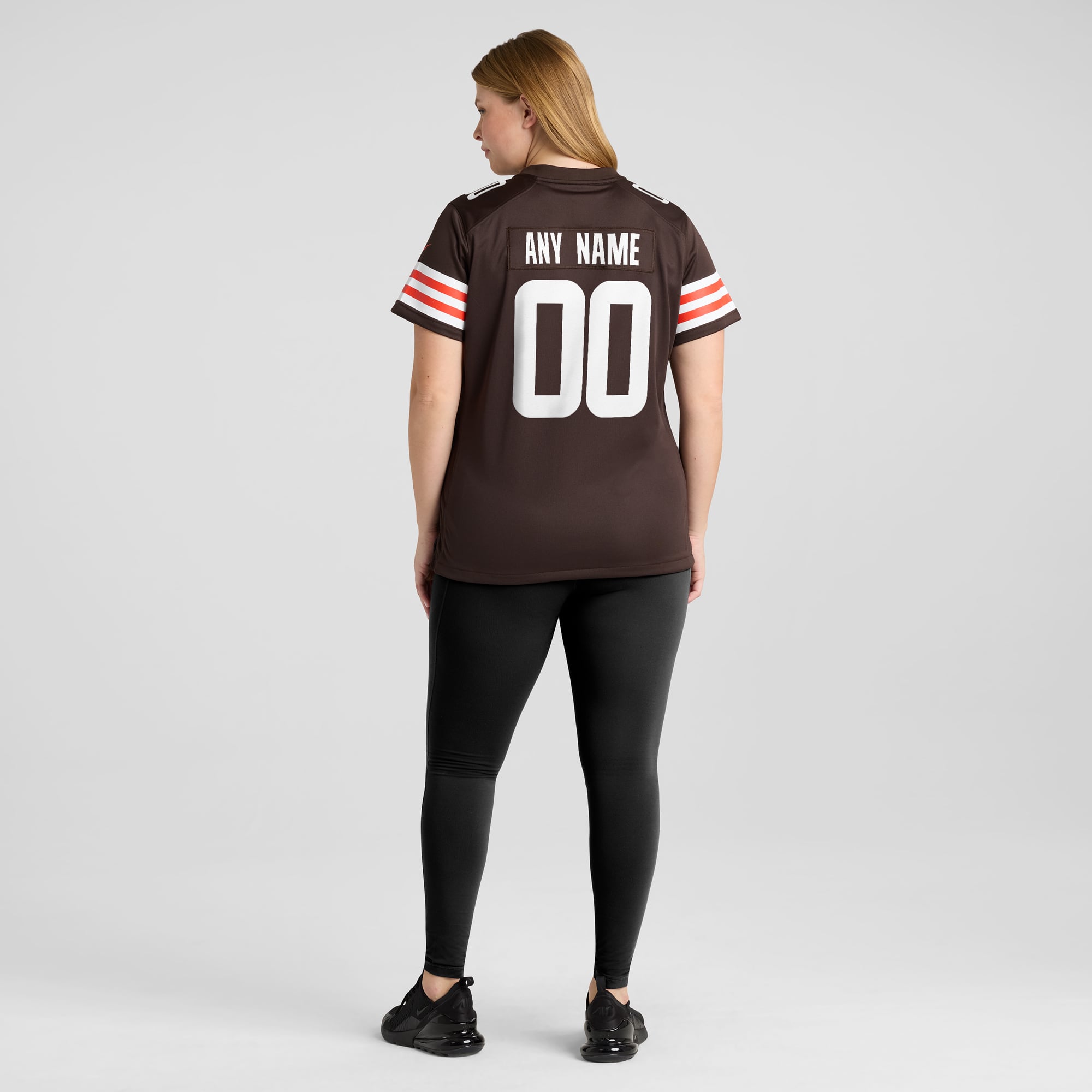 Cleveland Browns Women's Custom Game Jersey - Brown - Image 8