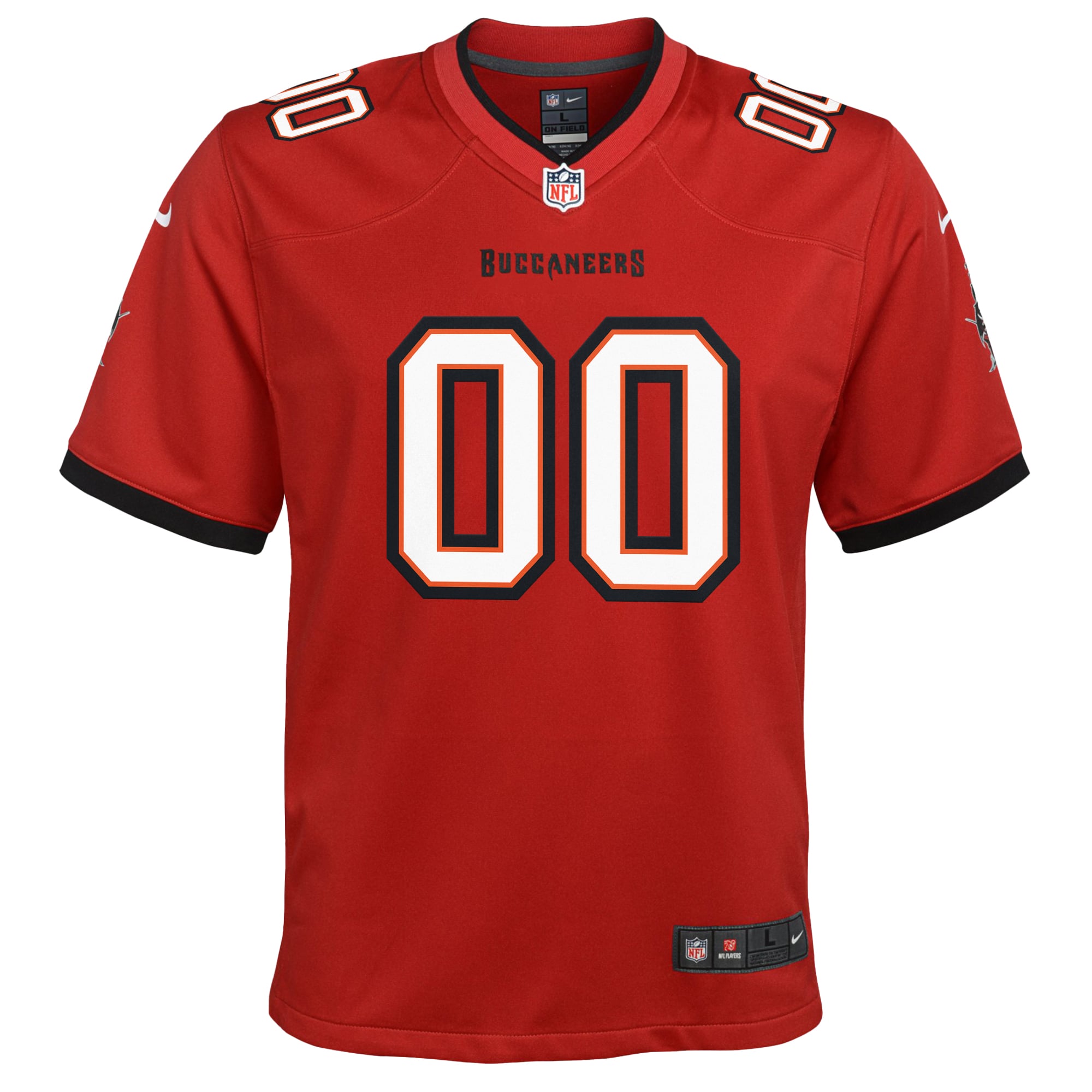 Tampa Bay Buccaneers Youth Custom Game Jersey - Red - Image 3