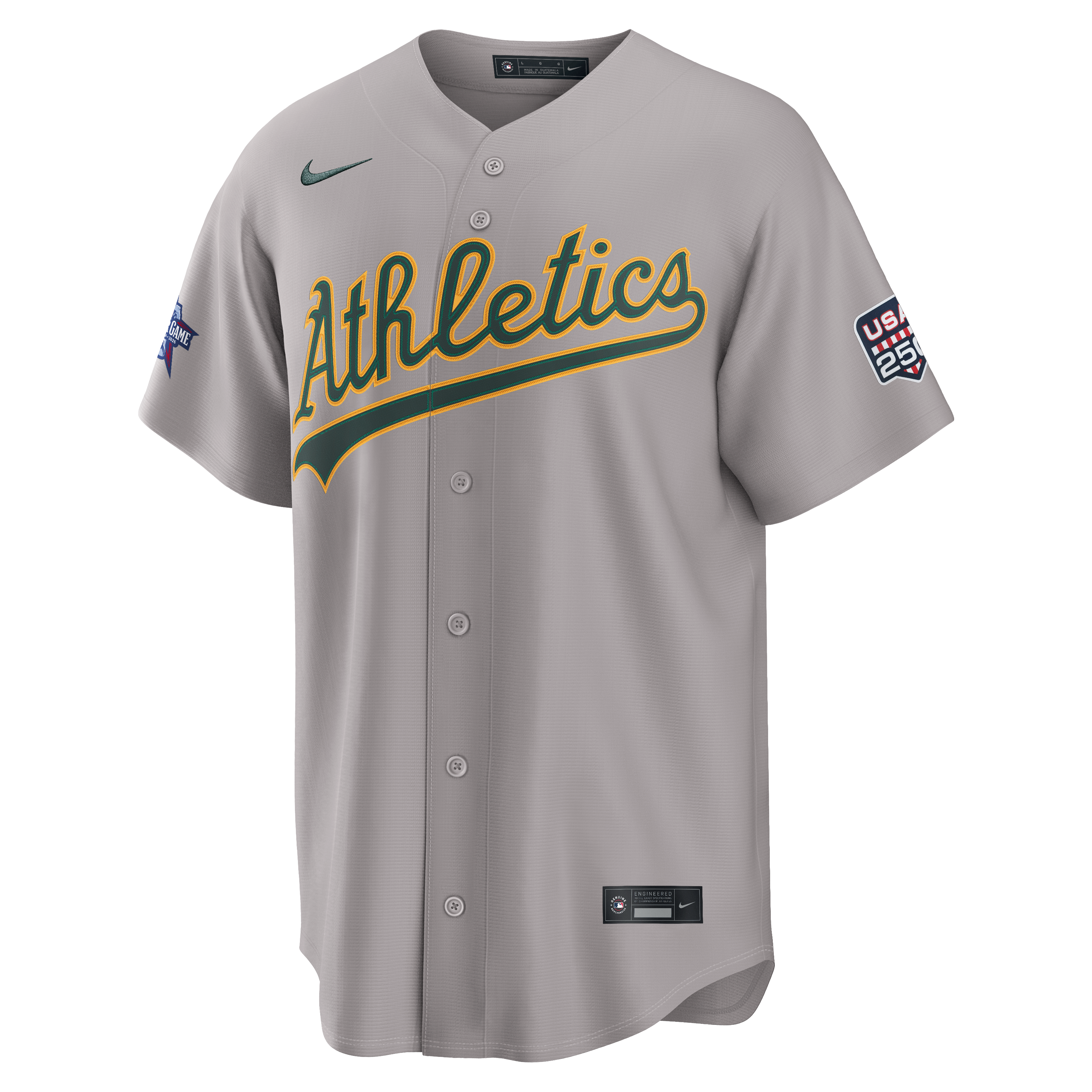 2026 All-Star Game Athletics Shea Langeliers Gray Jersey - Image 3