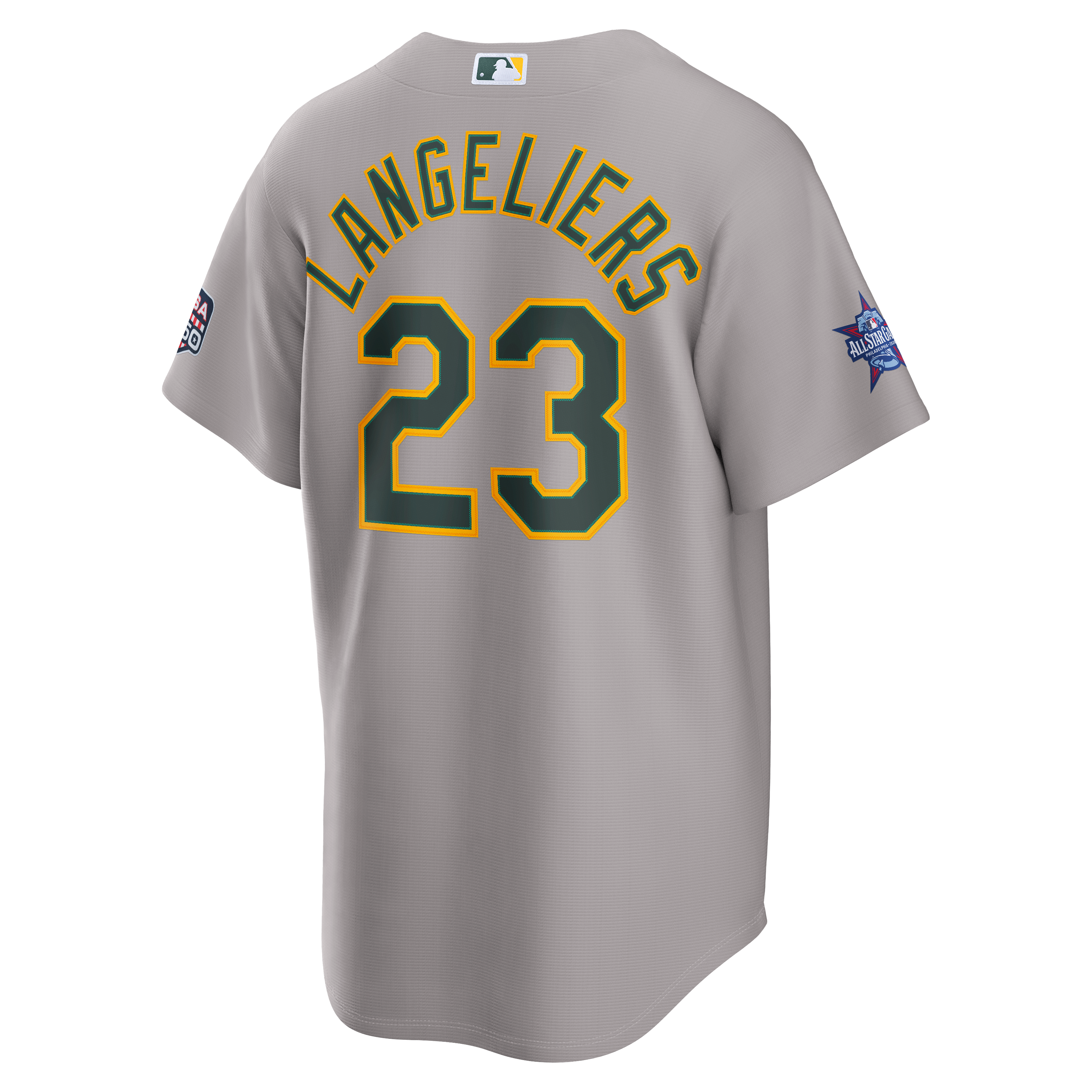 2026 All-Star Game Athletics Shea Langeliers Gray Jersey - Image 4