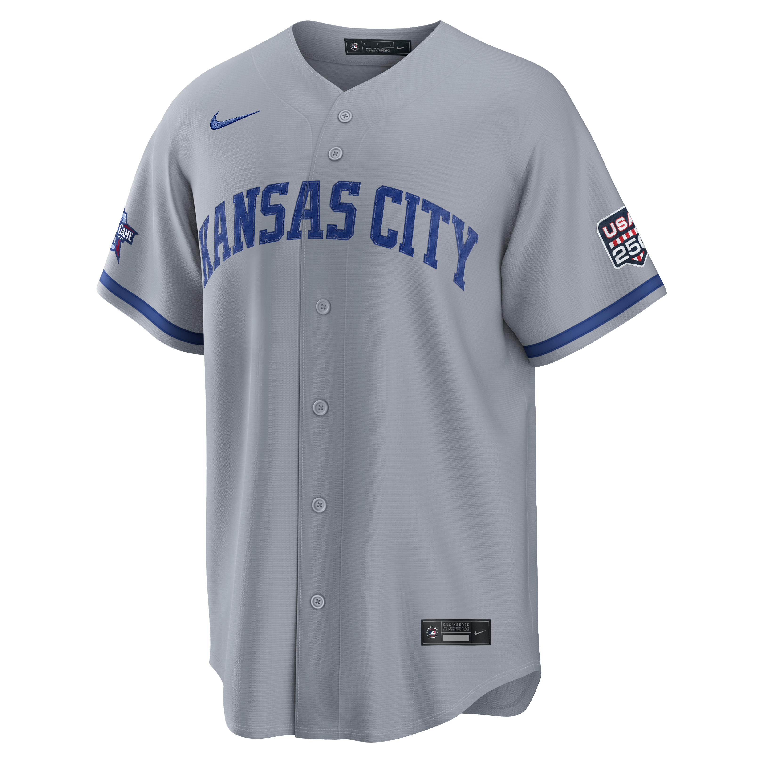 2026 All-Star Game Kansas City Royals Bobby Witt Jr. Gray Jersey - Image 3