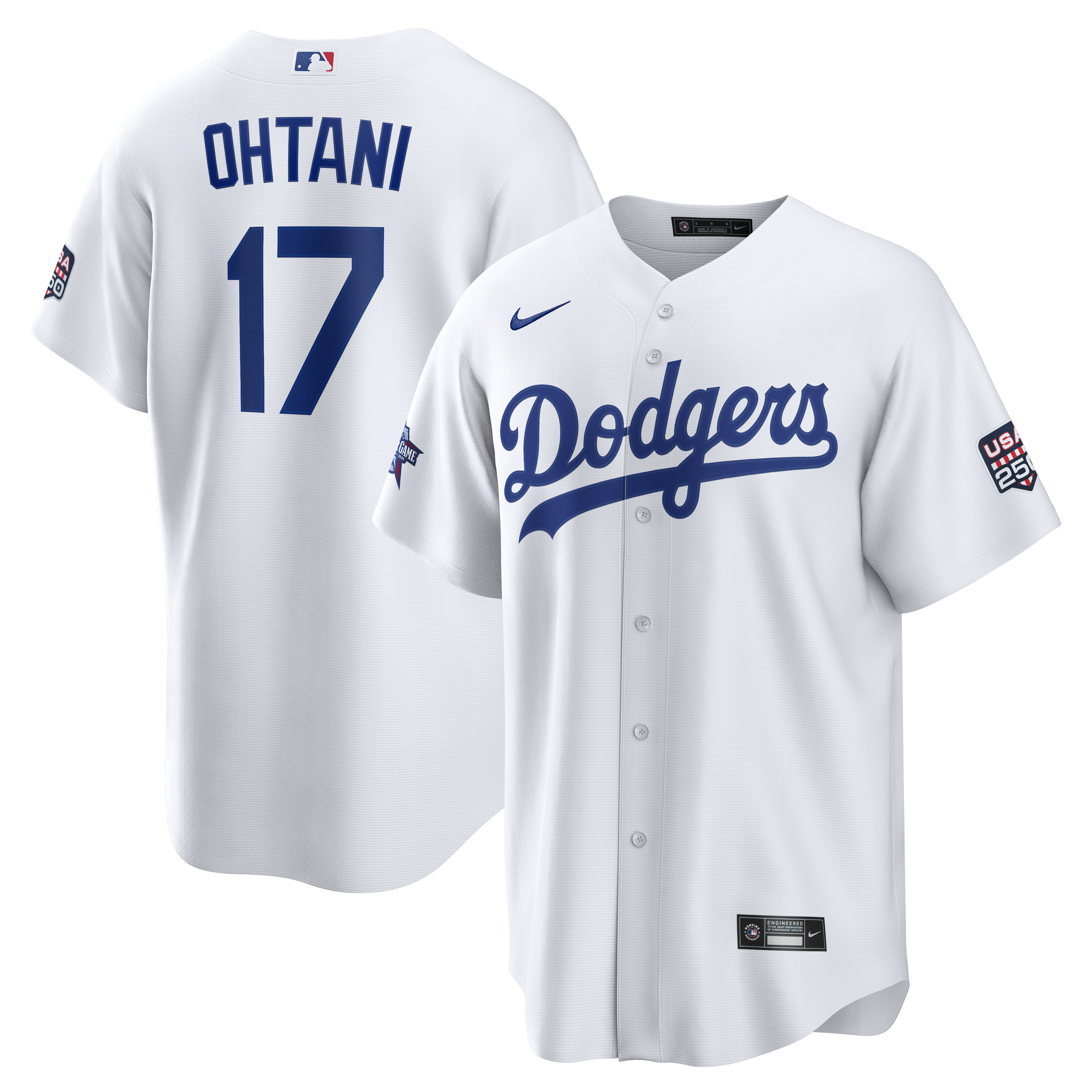 2026 All-Star Game Los Angeles Dodgers Shohei Ohtani White Jersey - Image 2