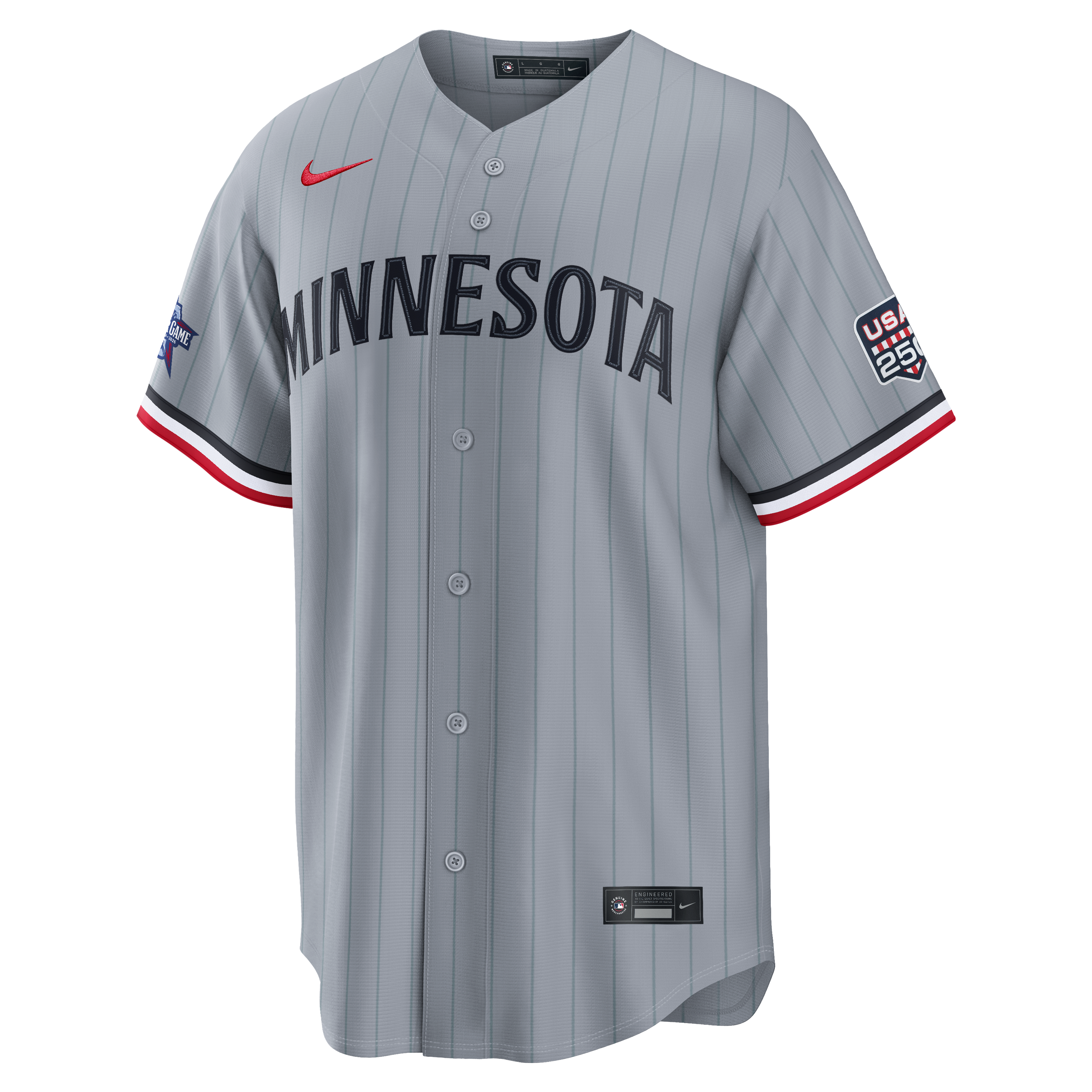 2026 All-Star Game Minnesota Twins Byron Buxton Gray Jersey - Image 3