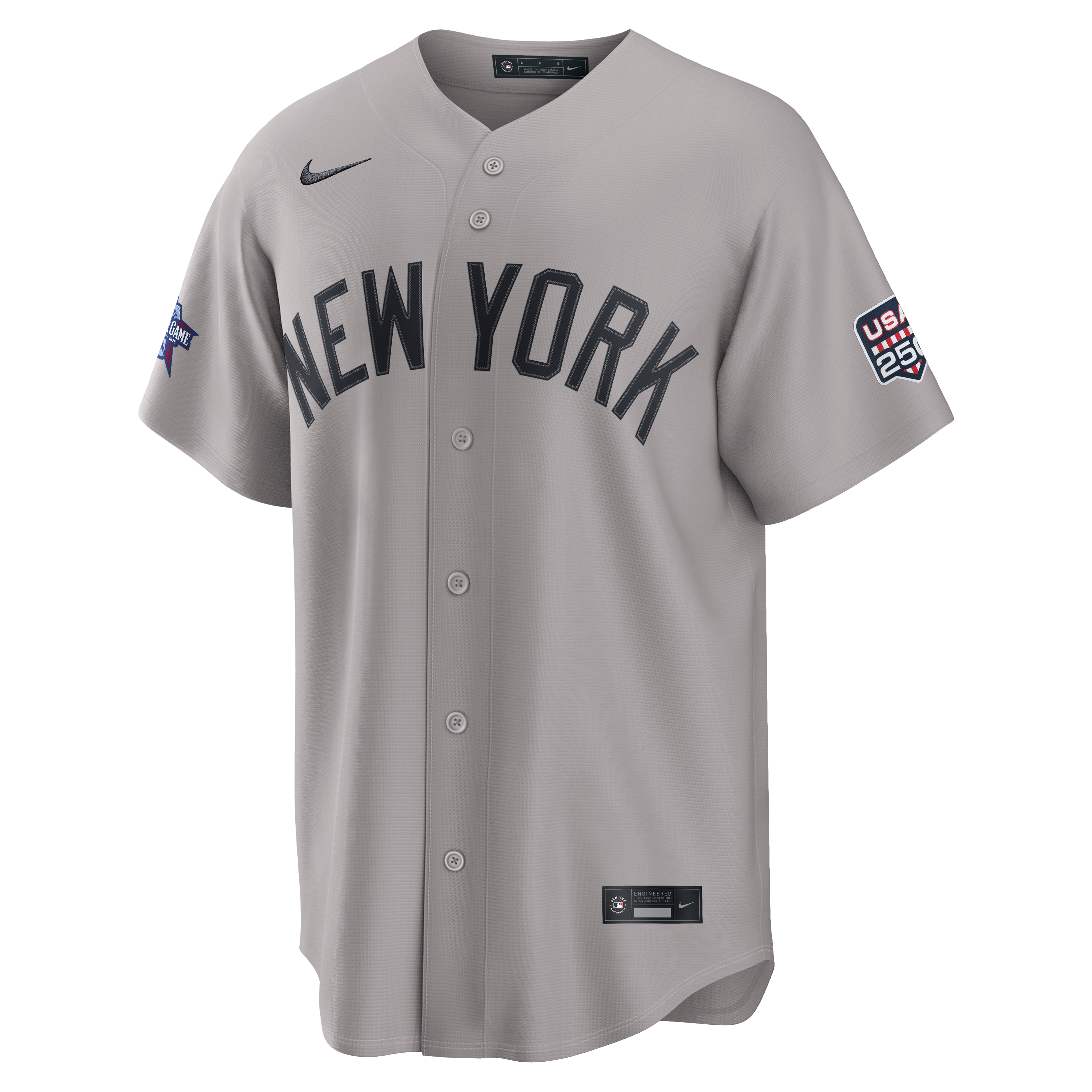 2026 All-Star Game New York Yankees Aaron Judge Gray Jersey - Image 3