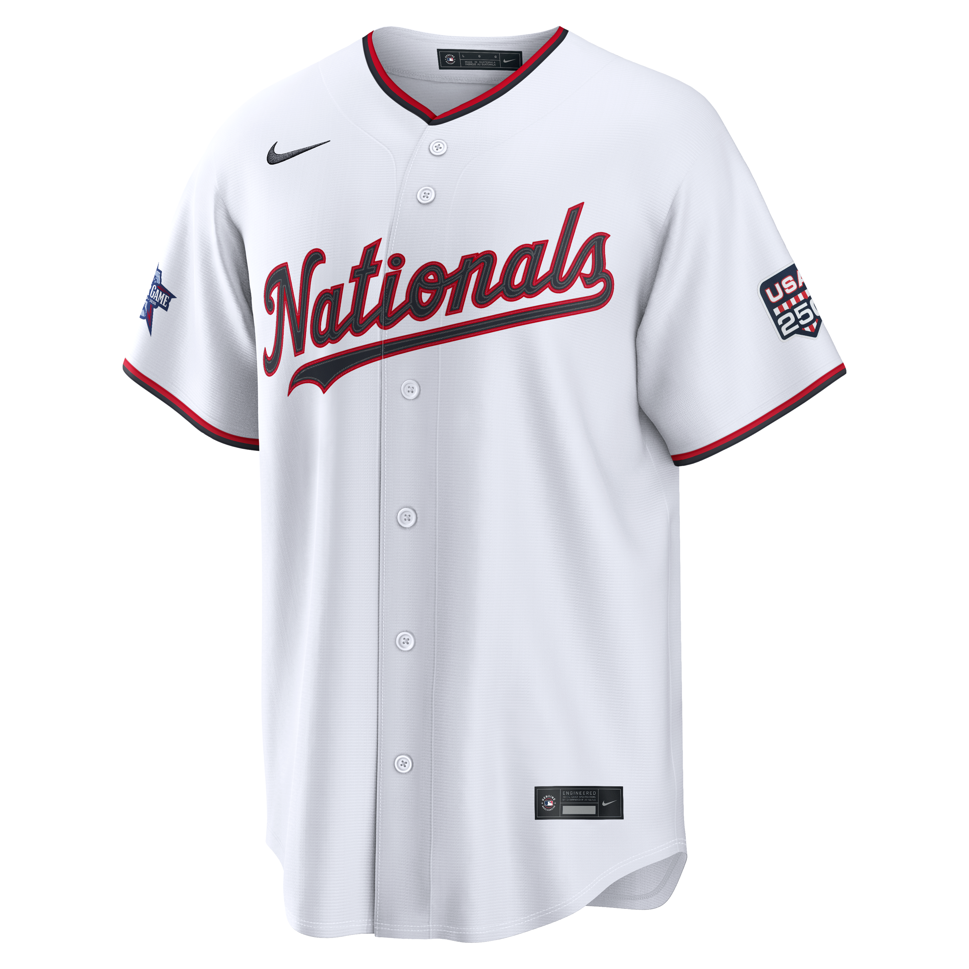 2026 All-Star Game Washington Nationals James Wood White Jersey - Image 3