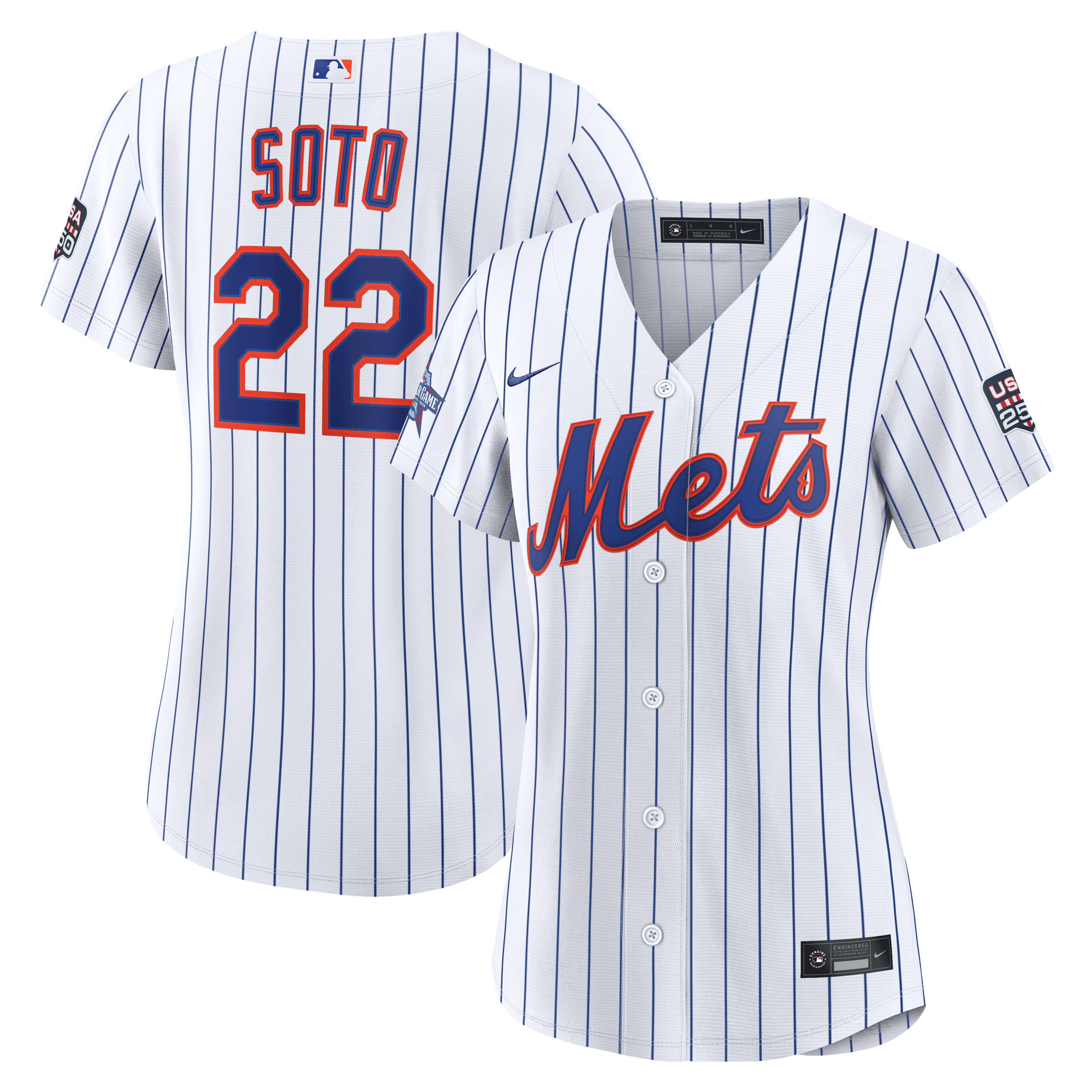 2026 All-Star Game Women's New York Mets Juan Soto White Jersey
