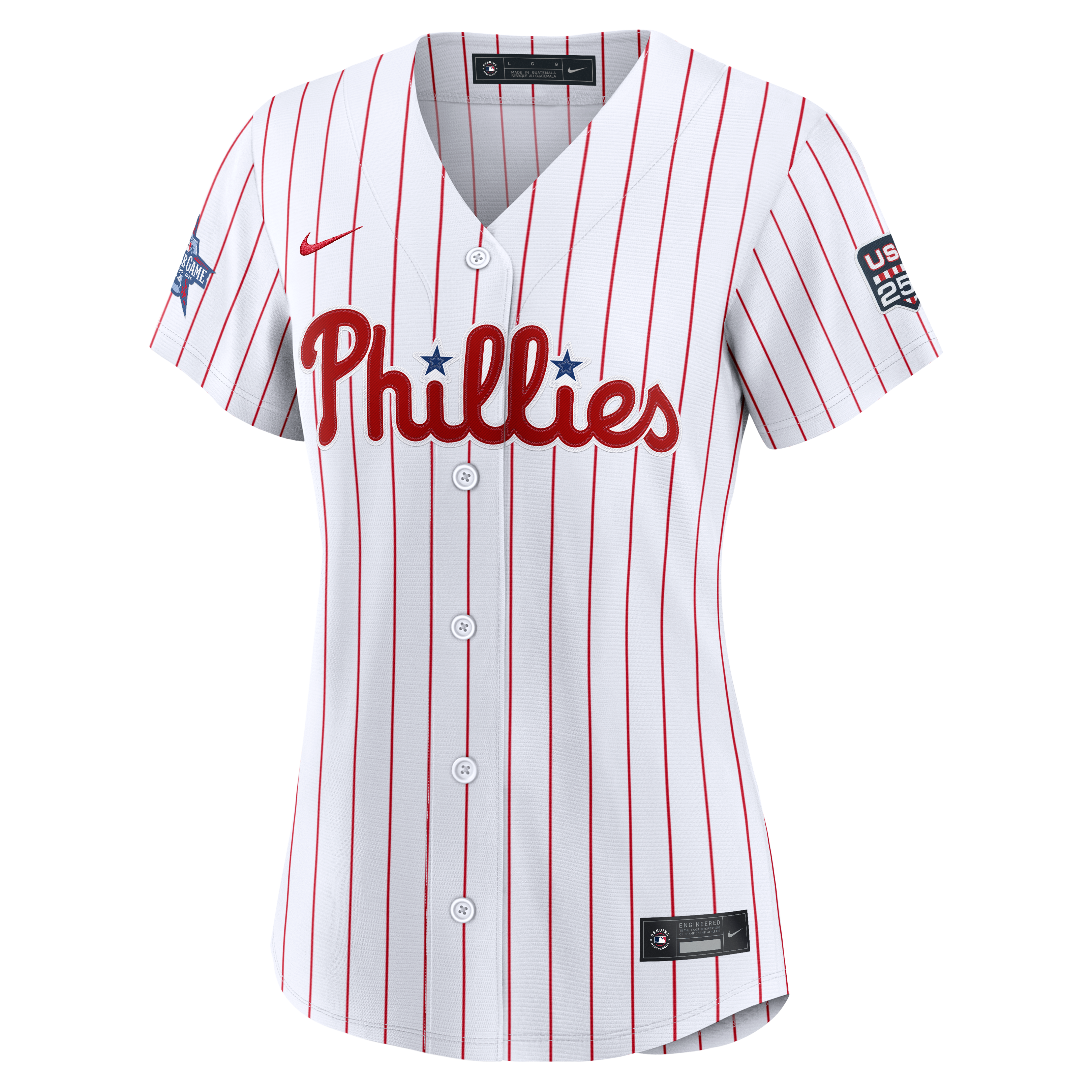 2026 All-Star Game Women's Philadelphia Phillies Bryce Harper White Jersey - Image 3
