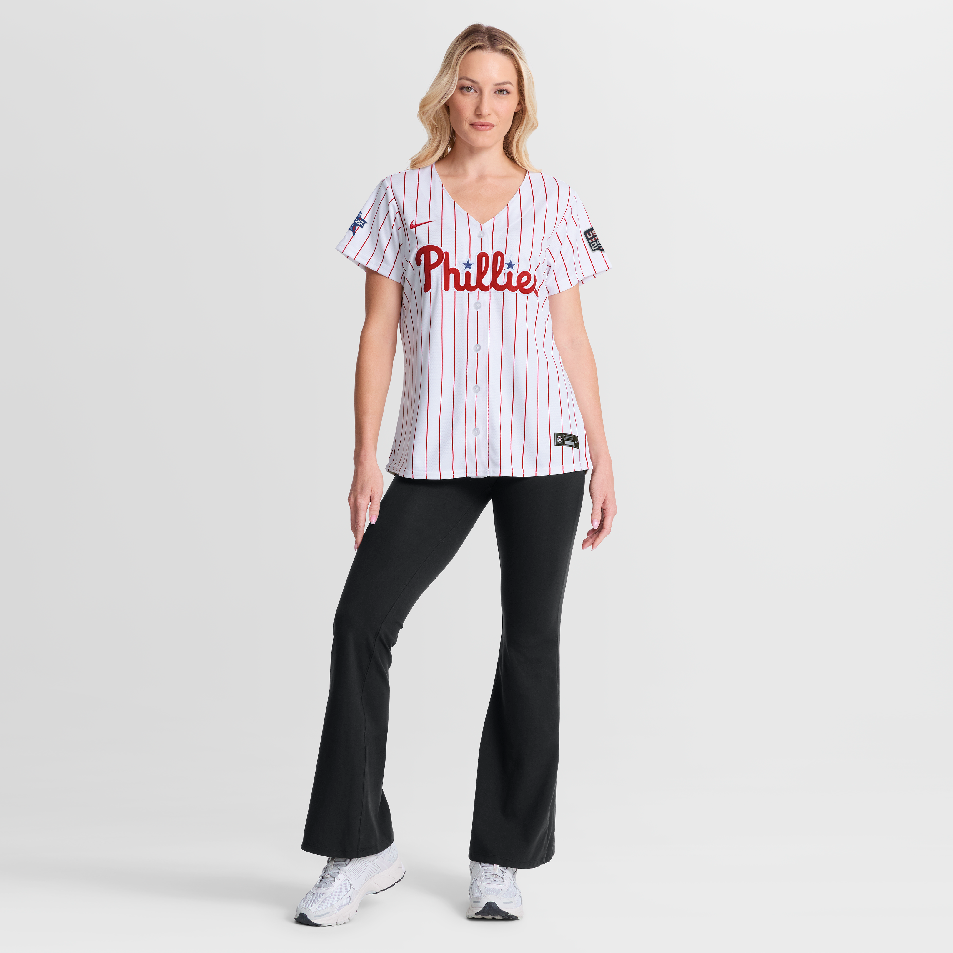 2026 All-Star Game Women's Philadelphia Phillies Bryce Harper White Jersey - Image 5