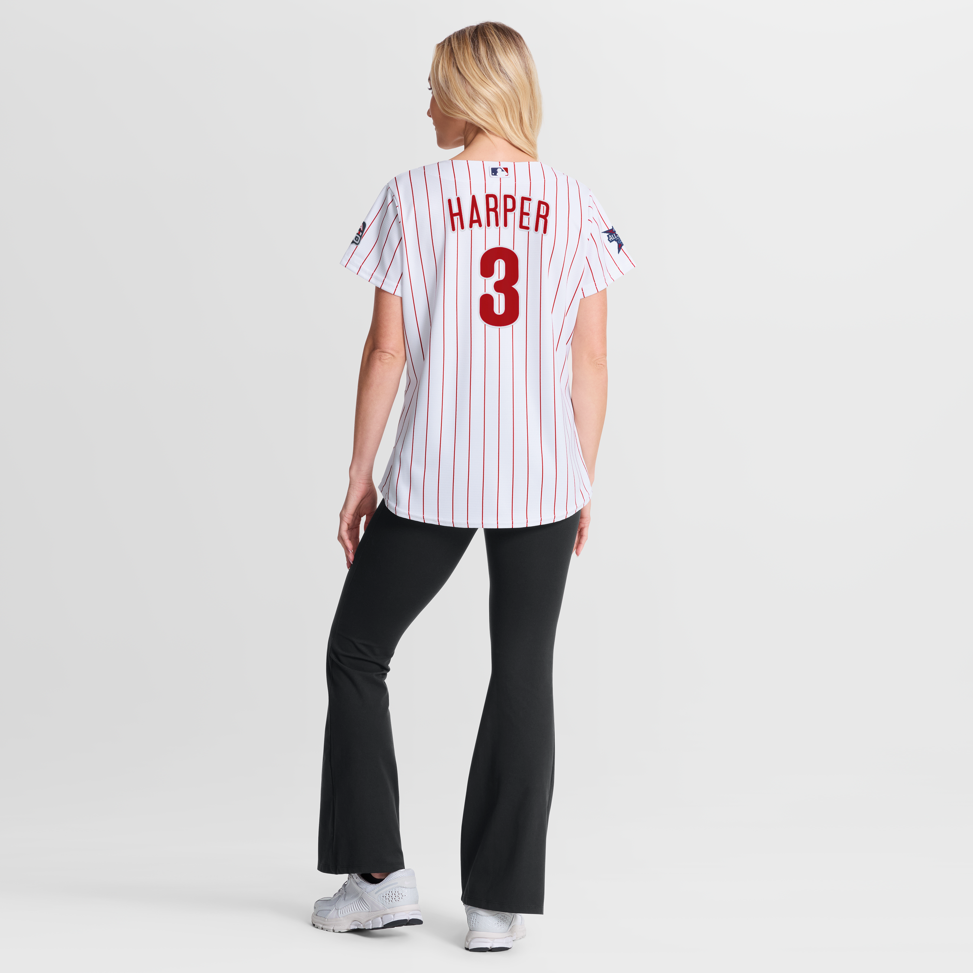 2026 All-Star Game Women's Philadelphia Phillies Bryce Harper White Jersey - Image 6