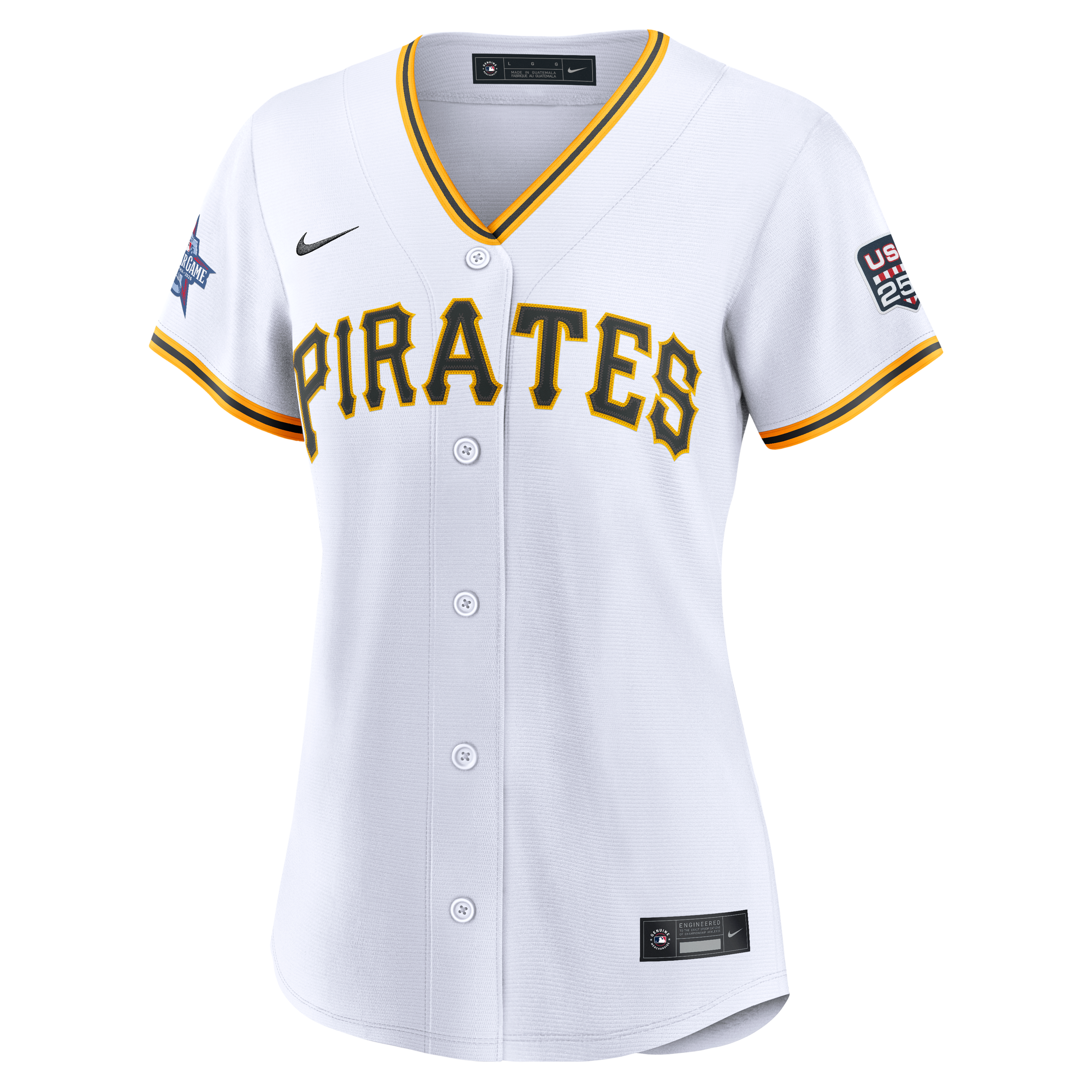 2026 All-Star Game Women's Pittsburgh Pirates Paul Skenes White Jersey - Image 3