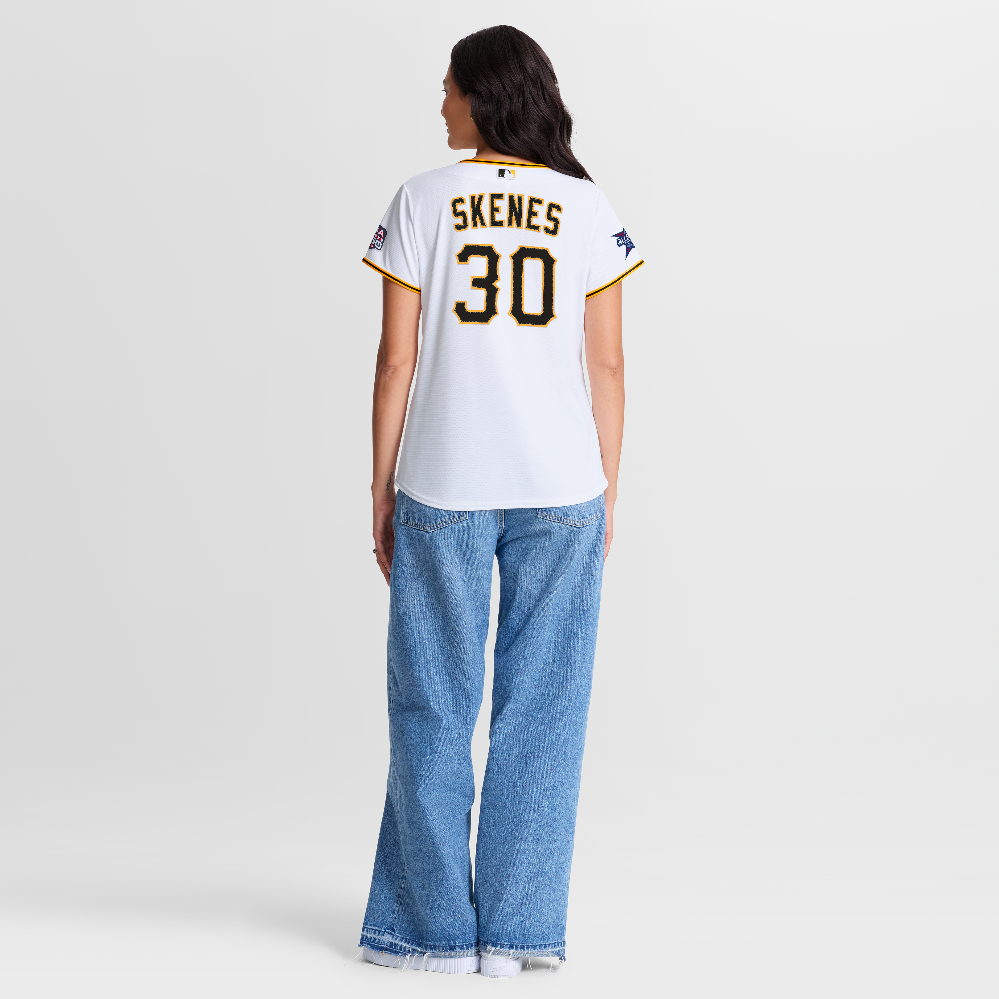 2026 All-Star Game Women's Pittsburgh Pirates Paul Skenes White Jersey - Image 6
