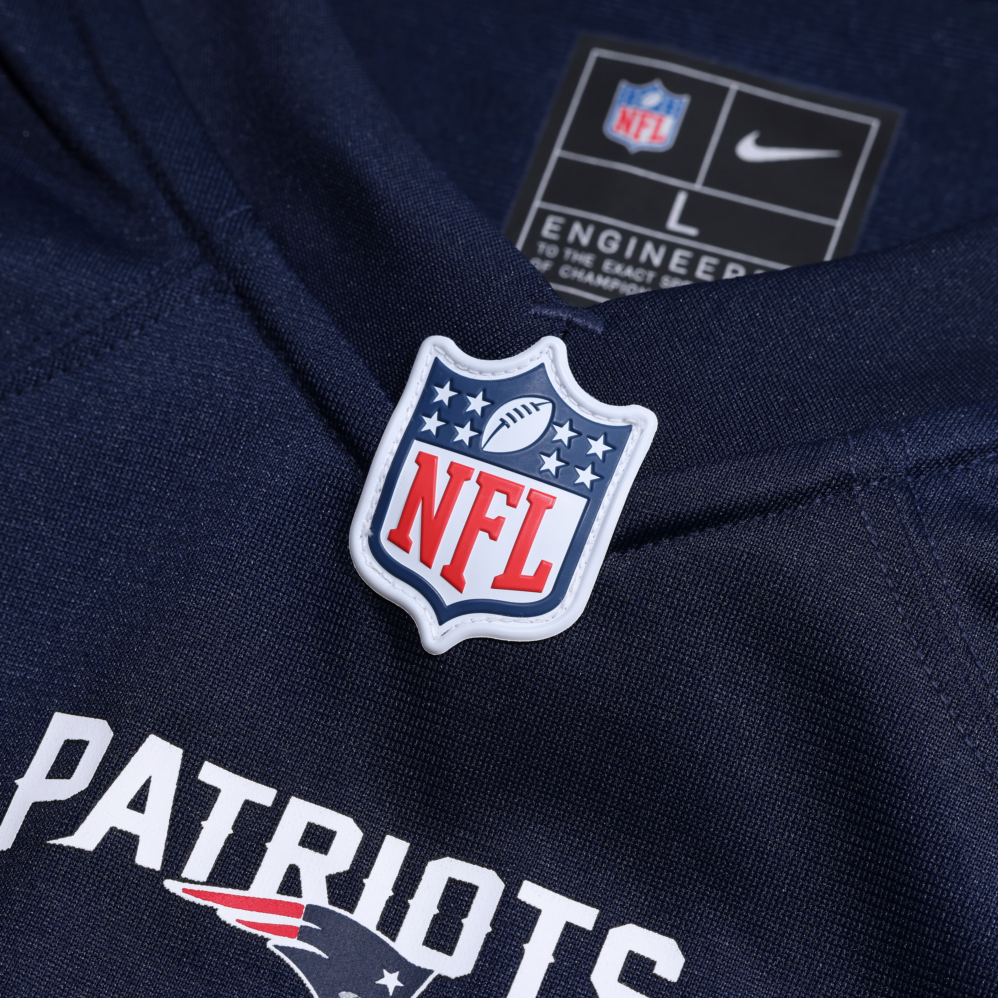 A.J. Brown New England Patriots Team Game Jersey - Navy - Image 7