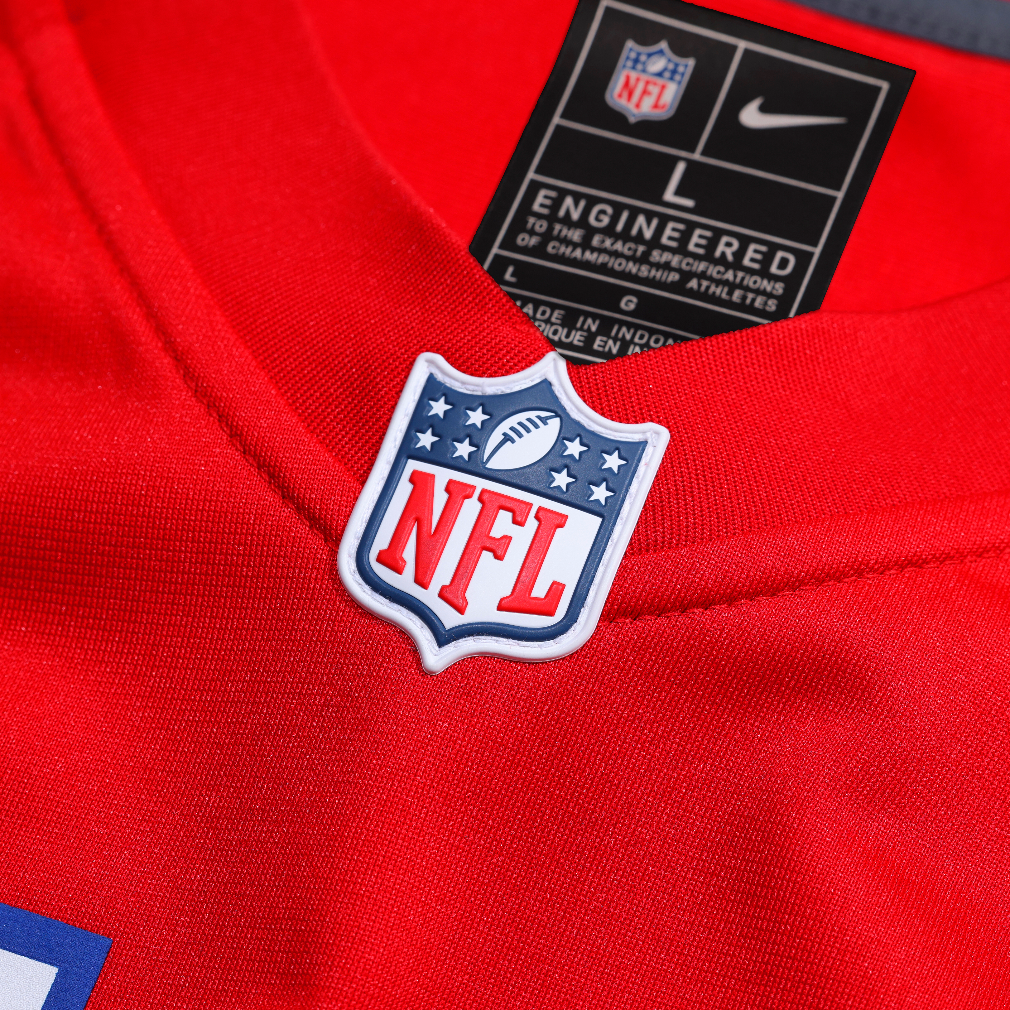 A.J. Brown New England Patriots Team Game Jersey - Red - Image 5
