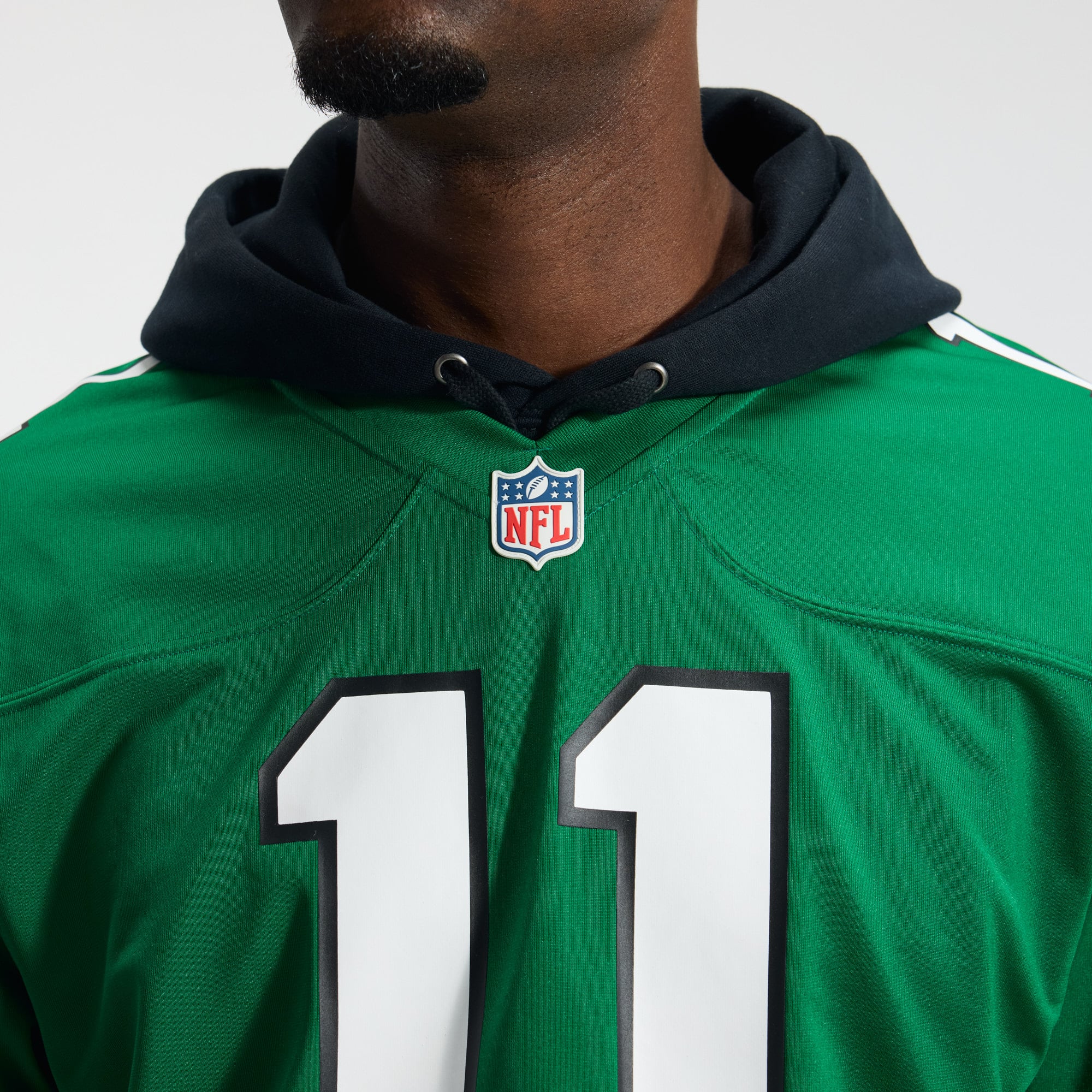 A.J. Brown Philadelphia Eagles Alternate Game Player Jersey - Kelly Green - Image 11
