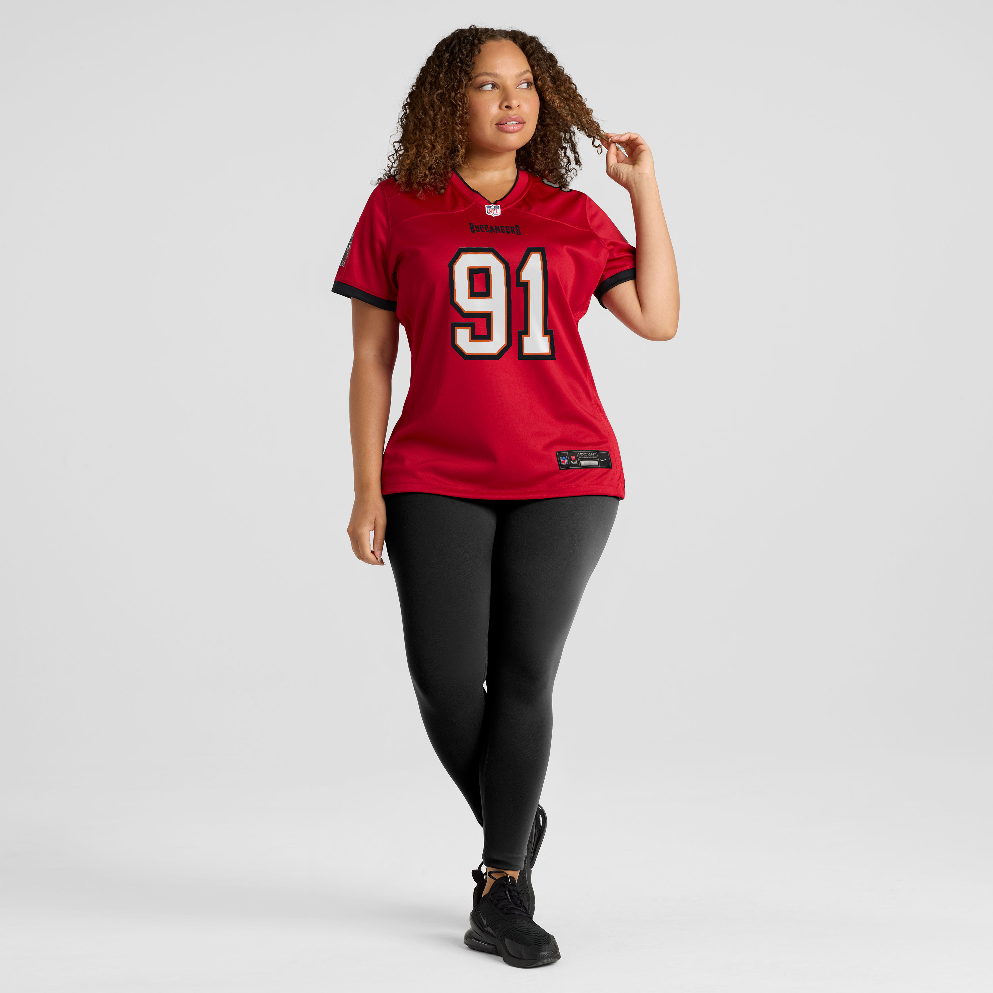 A'Shawn Robinson Tampa Bay Buccaneers Women's Team Game Jersey - Red - Image 5