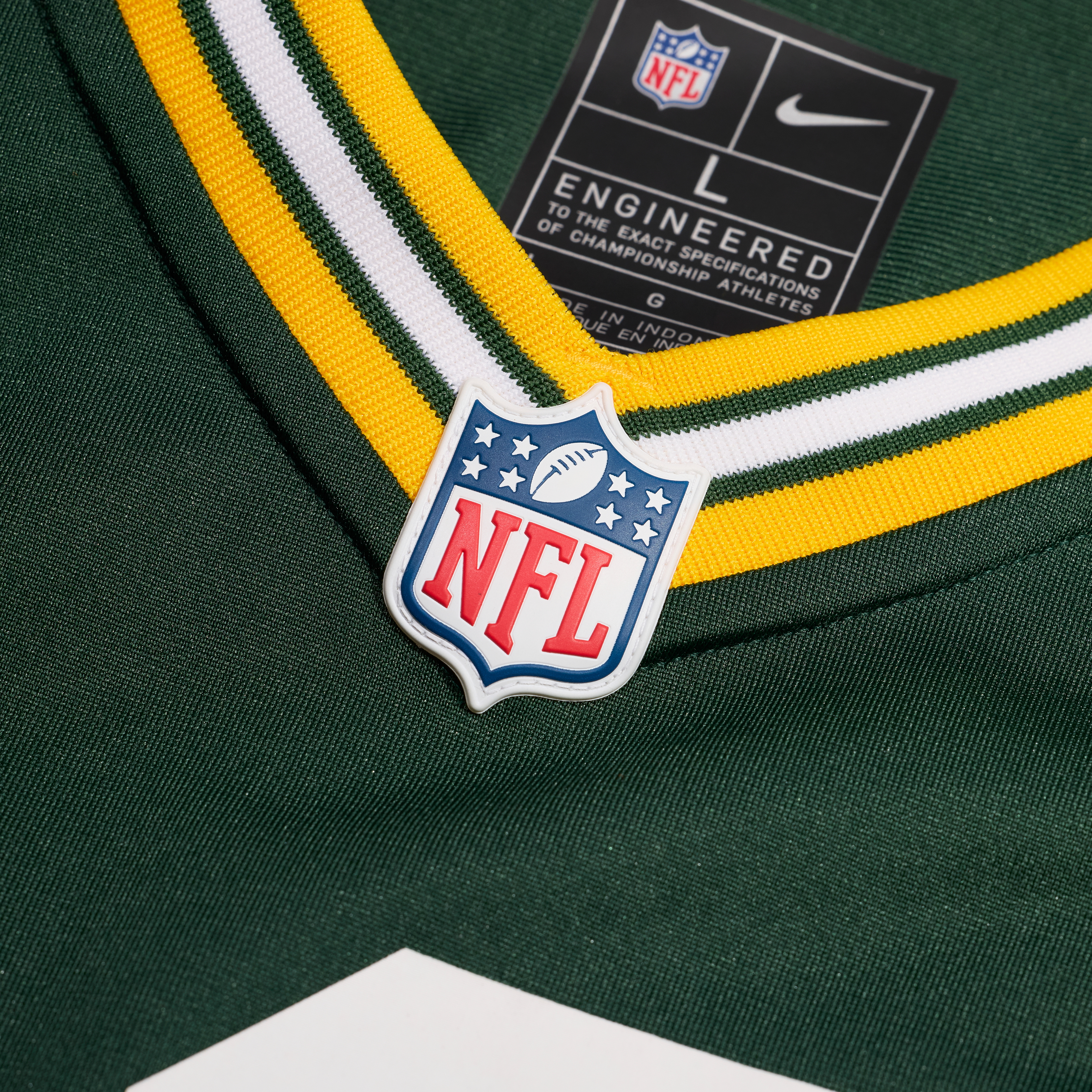 Aaron Banks Green Bay Packers Team Game Jersey - Green - Image 5
