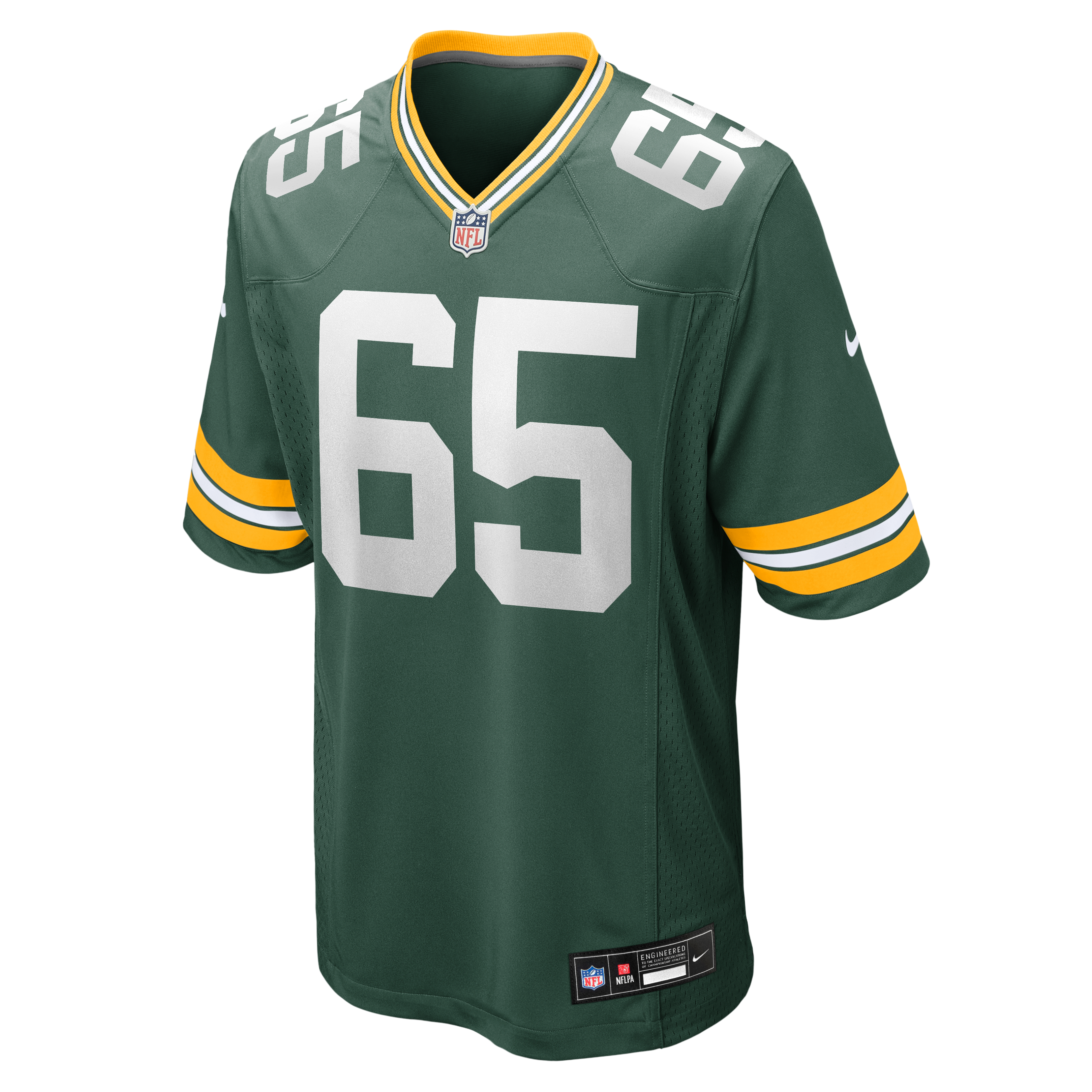 Aaron Banks Green Bay Packers Team Game Jersey - Green - Image 3
