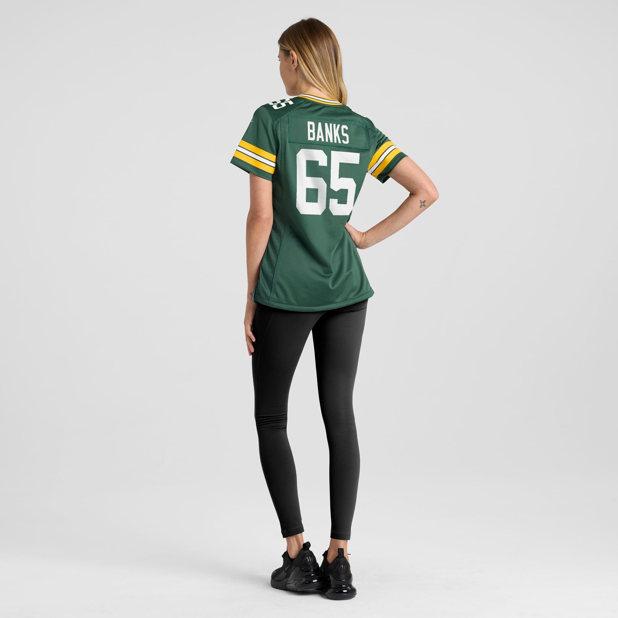 Aaron Banks Green Bay Packers Women's Team Game Jersey - Green - Image 6