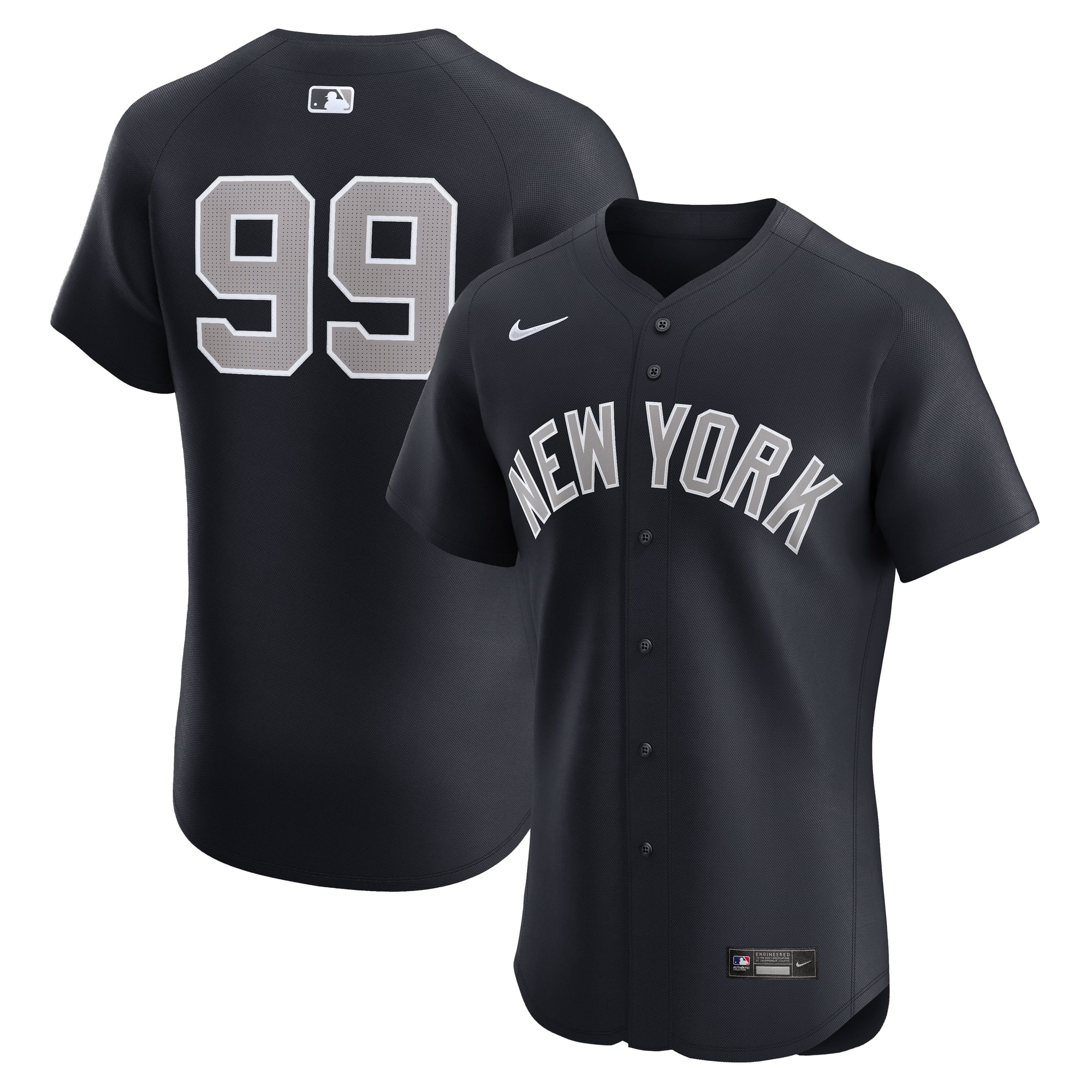 Aaron Judge New York Yankees Alternate 1 Elite Player Jersey - Navy - Image 2