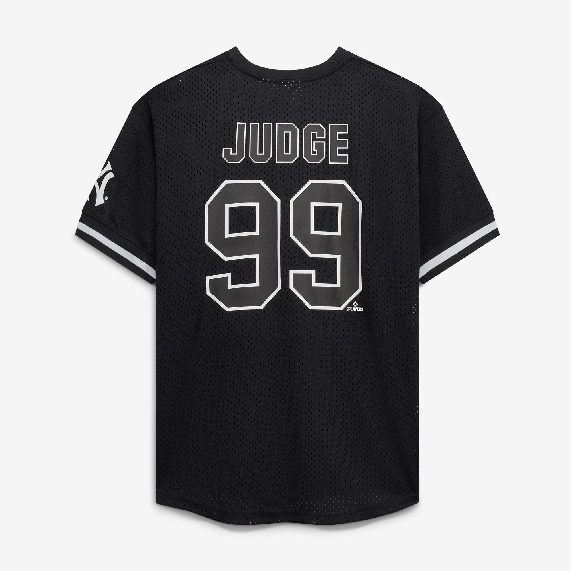 Aaron Judge New York Yankees Big & Tall Heavyweight Mesh Jersey - Black/White - Image 4