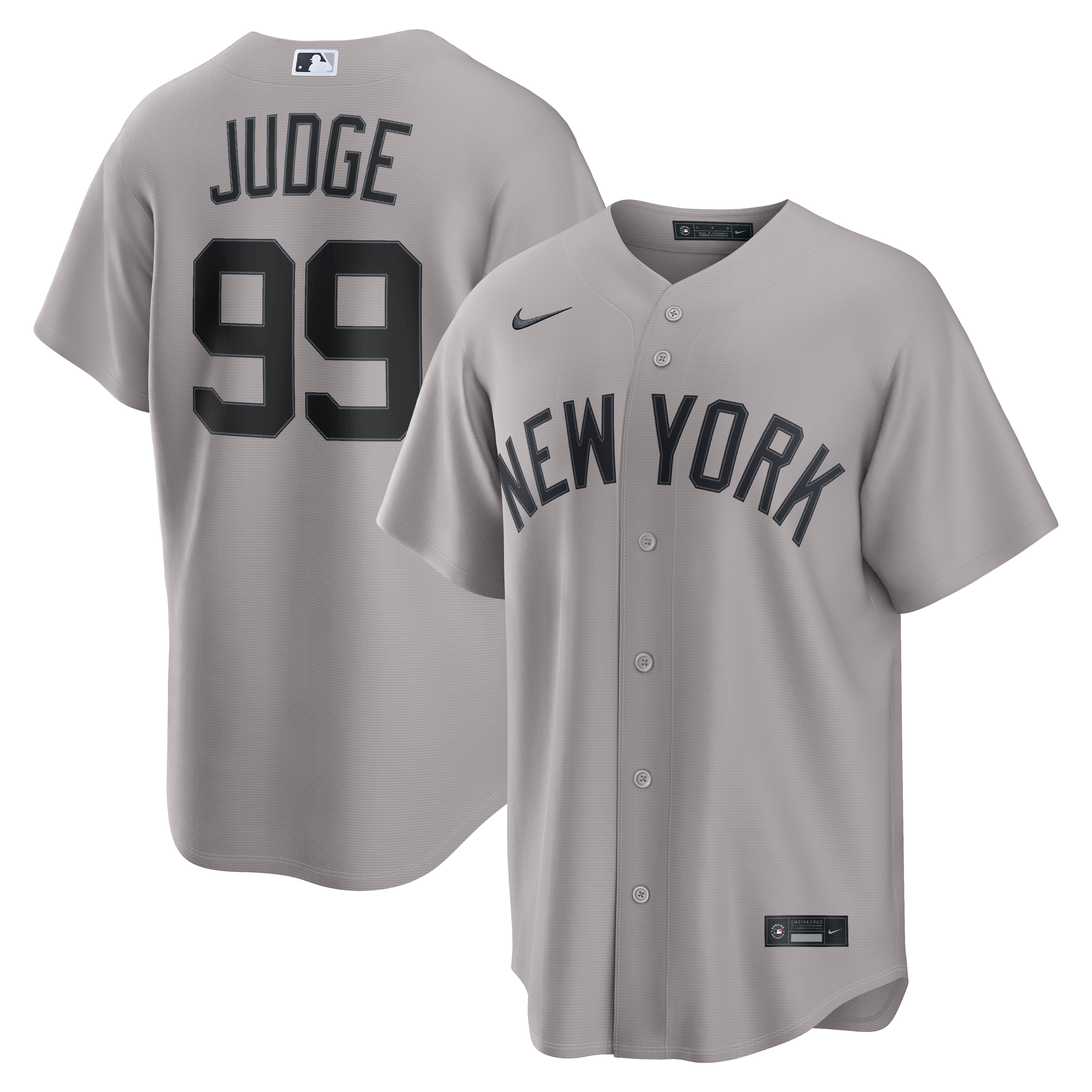 Aaron Judge New York Yankees Home Jersey - Gray
