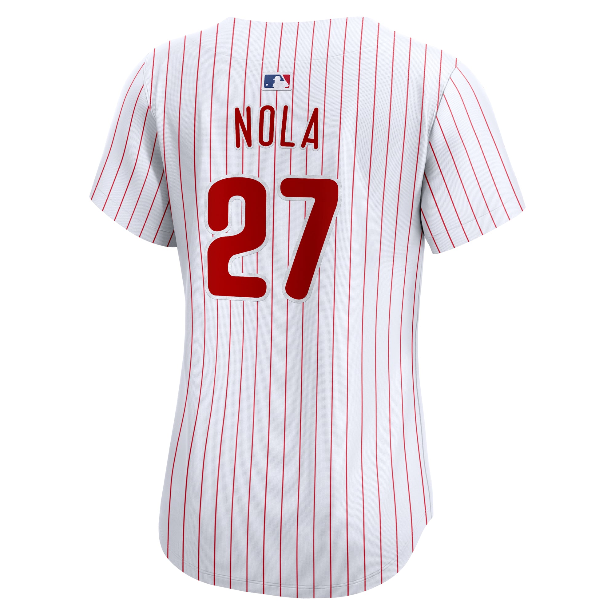 Aaron Nola Philadelphia Phillies Women's Home Limited Player Jersey - White - Image 4