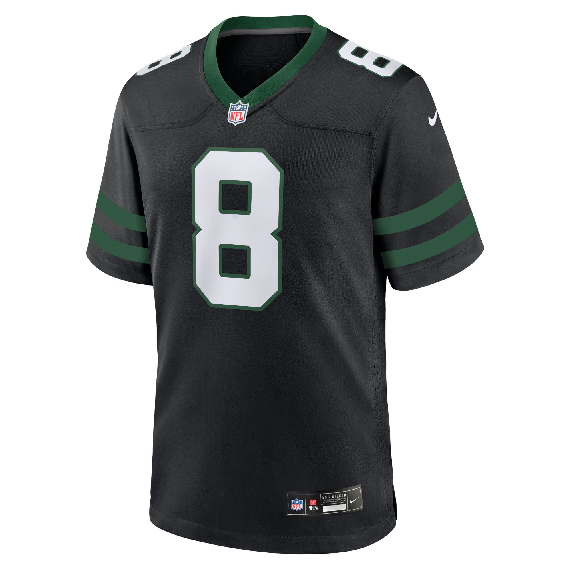 Aaron Rodgers New York Jets Alternate Game Jersey - Legacy Black - Image 3