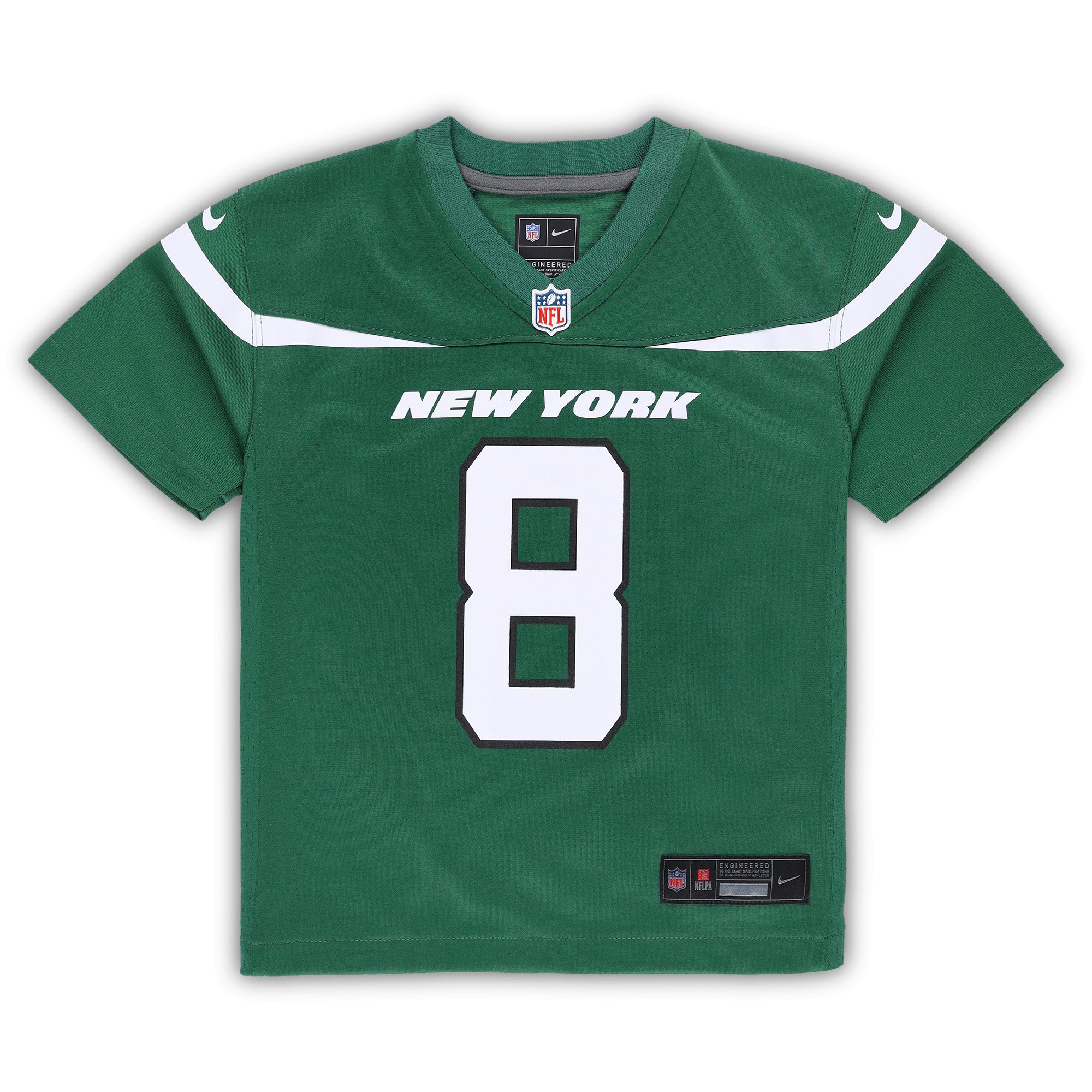 Aaron Rodgers New York Jets Toddler Game Jersey - Gotham Green - Image 3