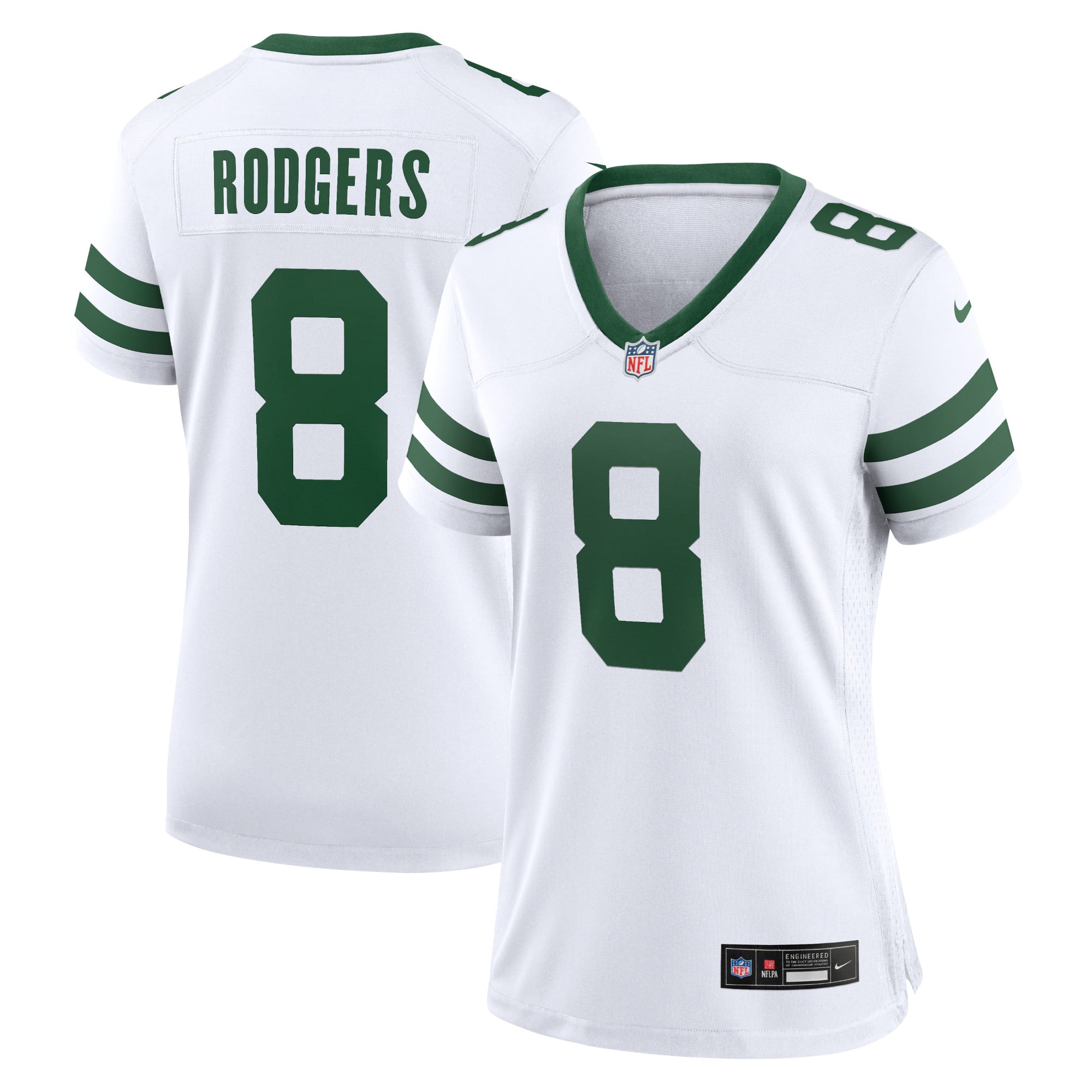 Aaron Rodgers New York Jets Women's Game Jersey - Legacy White - Image 2