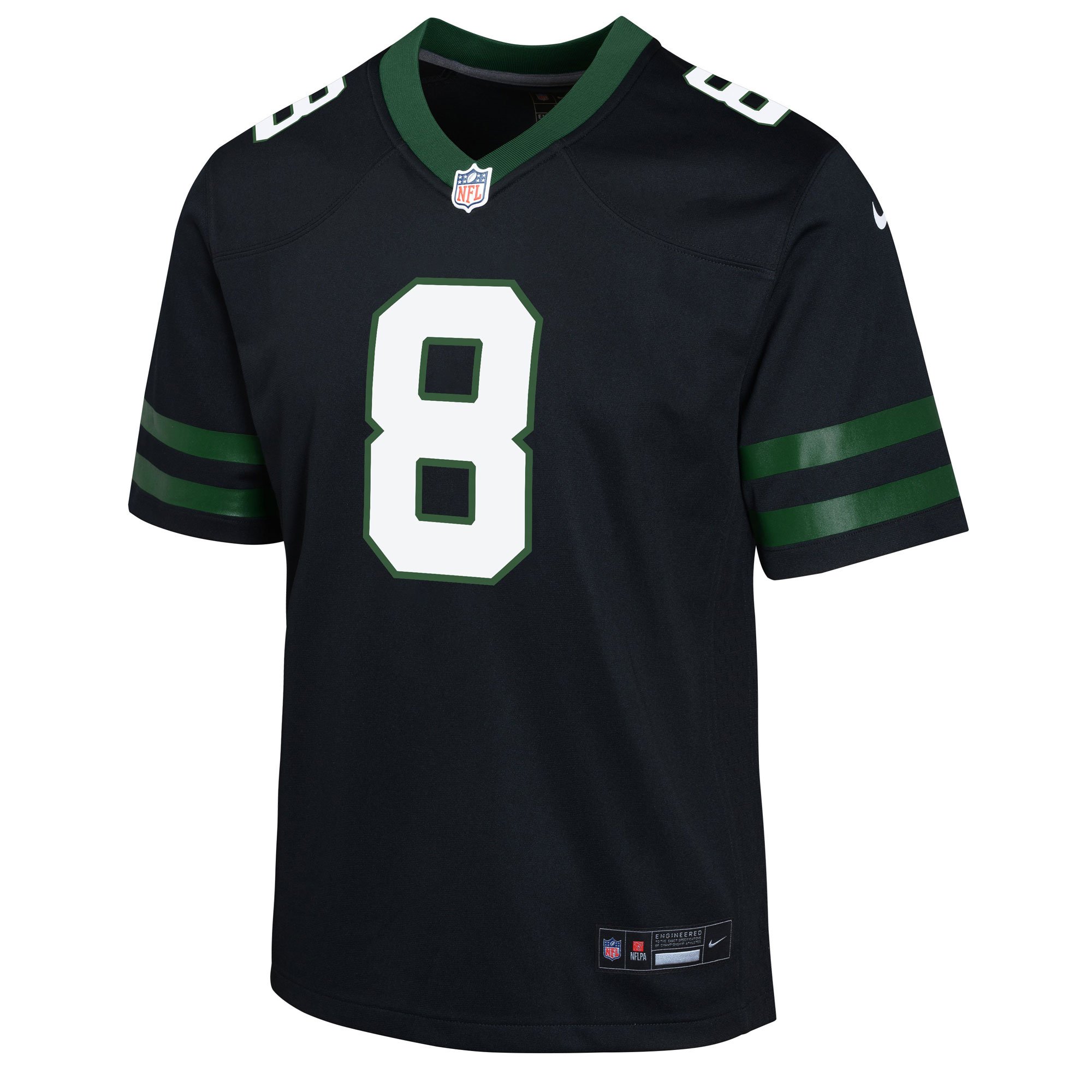 Aaron Rodgers New York Jets Youth Alternate Game Jersey - Legacy Black - Image 3