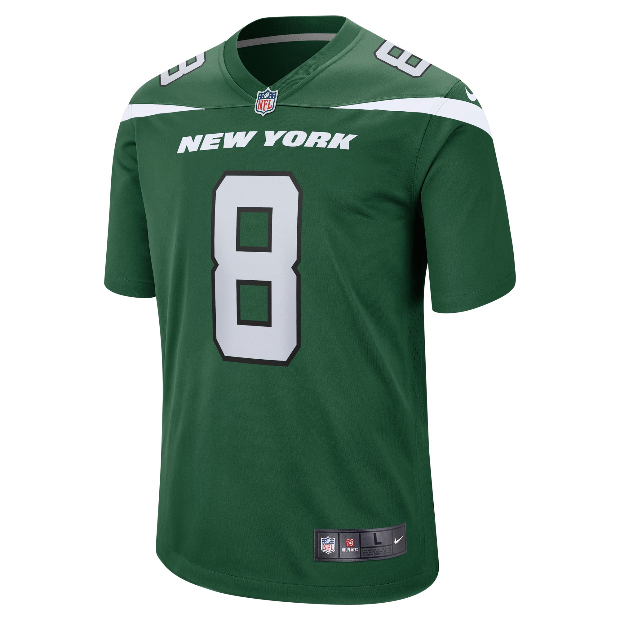 Aaron Rodgers New York Jets Youth Game Jersey - Gotham Green - Green - Image 3