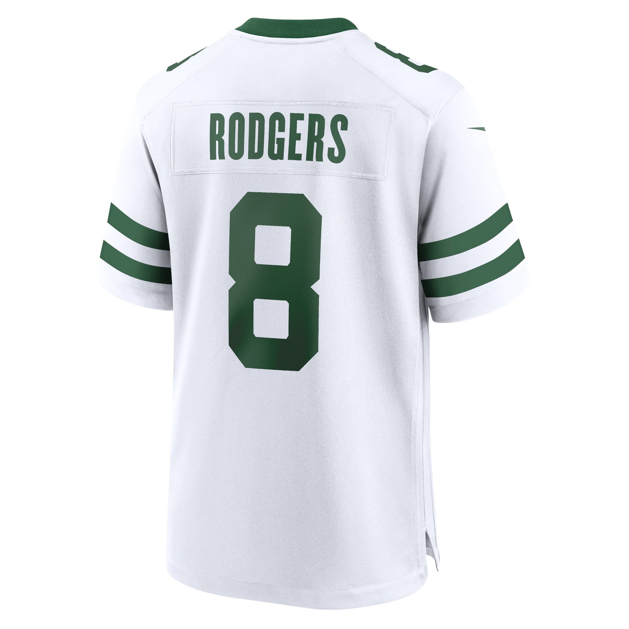 Aaron Rodgers New York Jets Youth Game Jersey - Gotham Green - White - Image 4