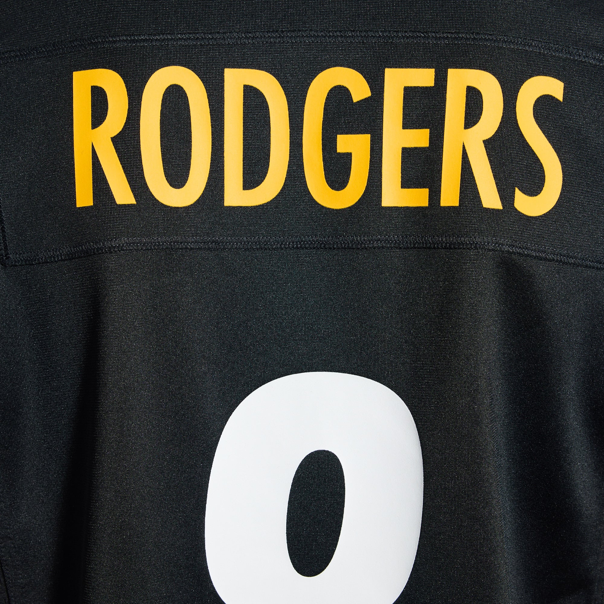 Aaron Rodgers Pittsburgh Steelers Alternate 1933 Throwback Game Jersey - Black - Image 14