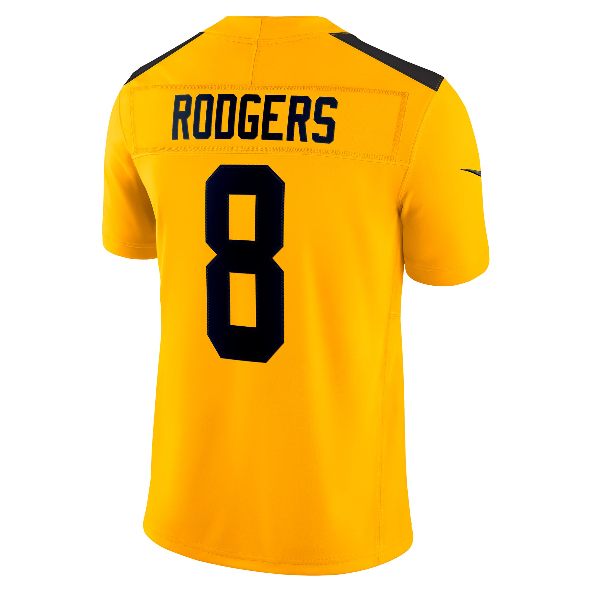 Aaron Rodgers Pittsburgh Steelers Alternate Vapor F.U.S.E. Limited Jersey - Gold - Image 4