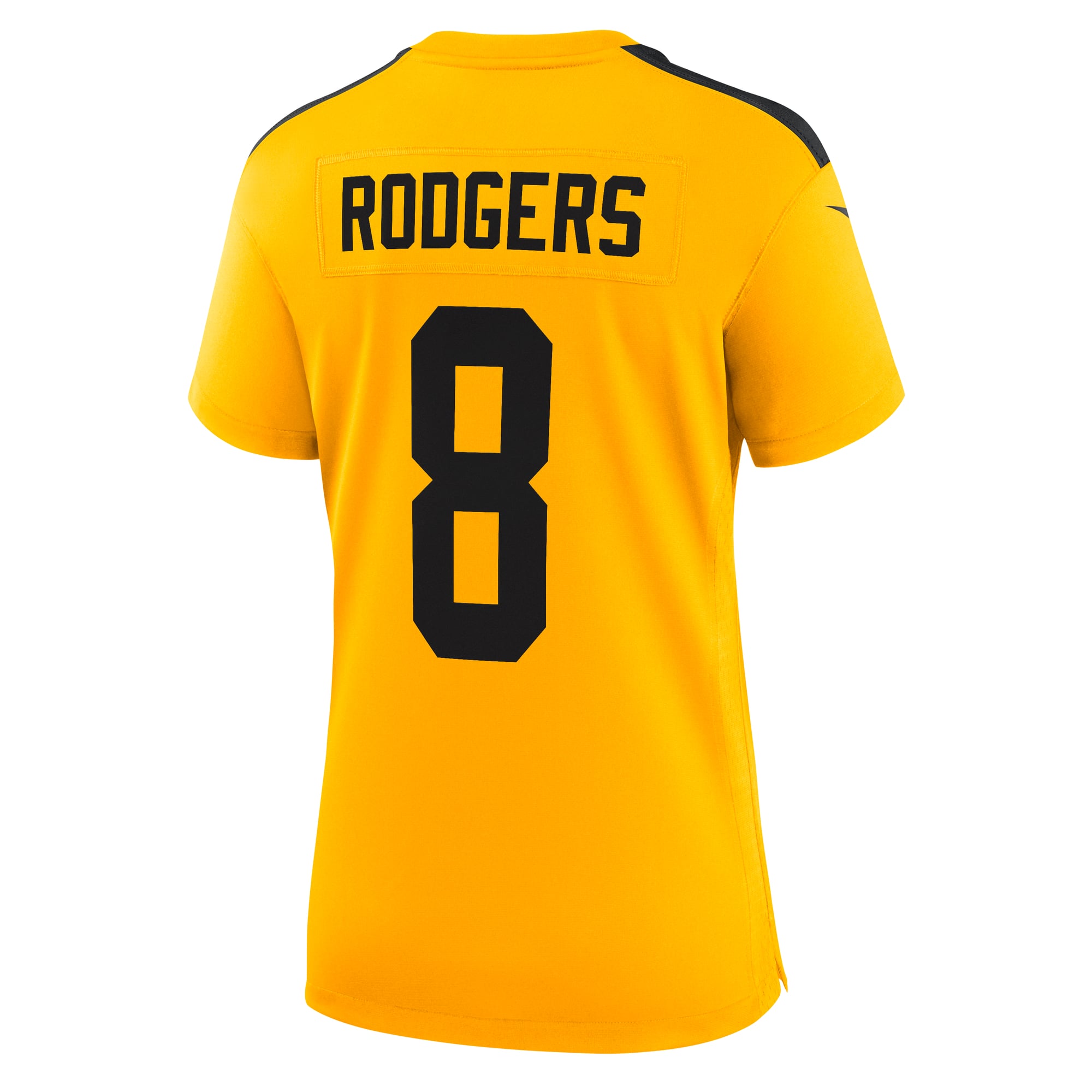Aaron Rodgers Pittsburgh Steelers Women's Alternate 1933 Throwback Game Jersey - Gold - Image 4