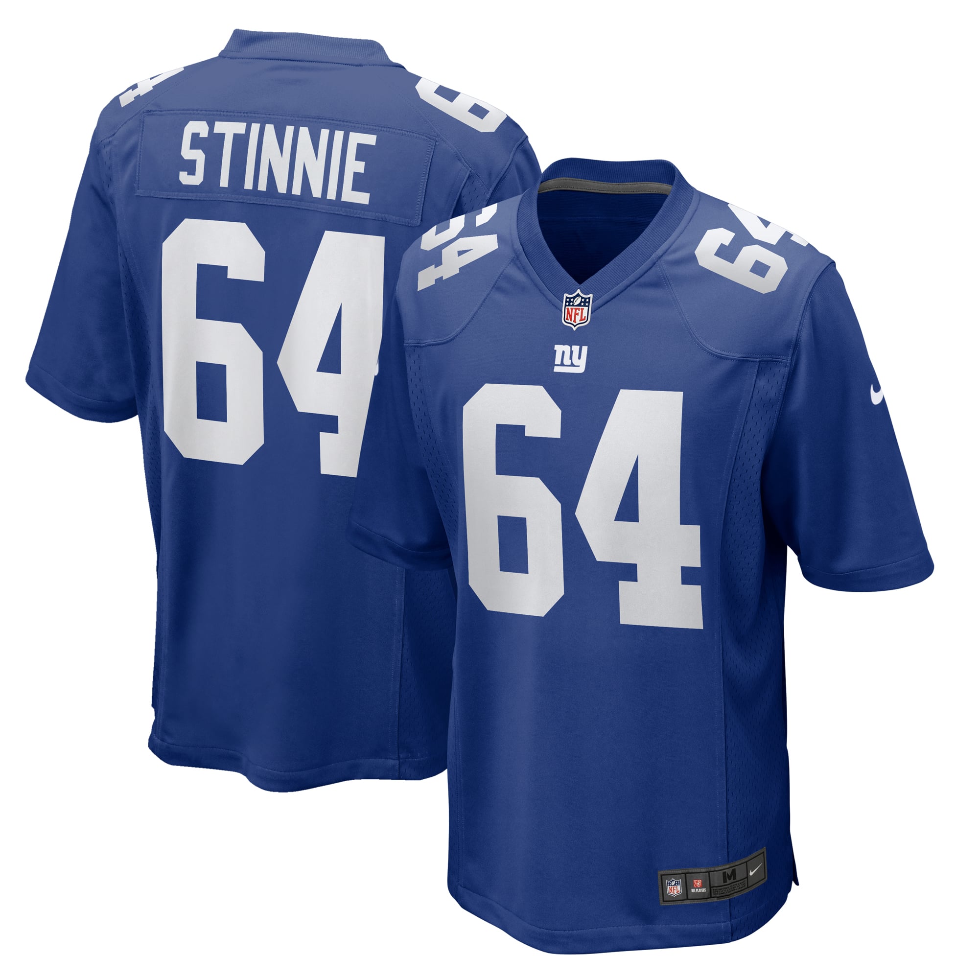 Aaron Stinnie New York Giants Team Game Jersey - Royal - Image 2
