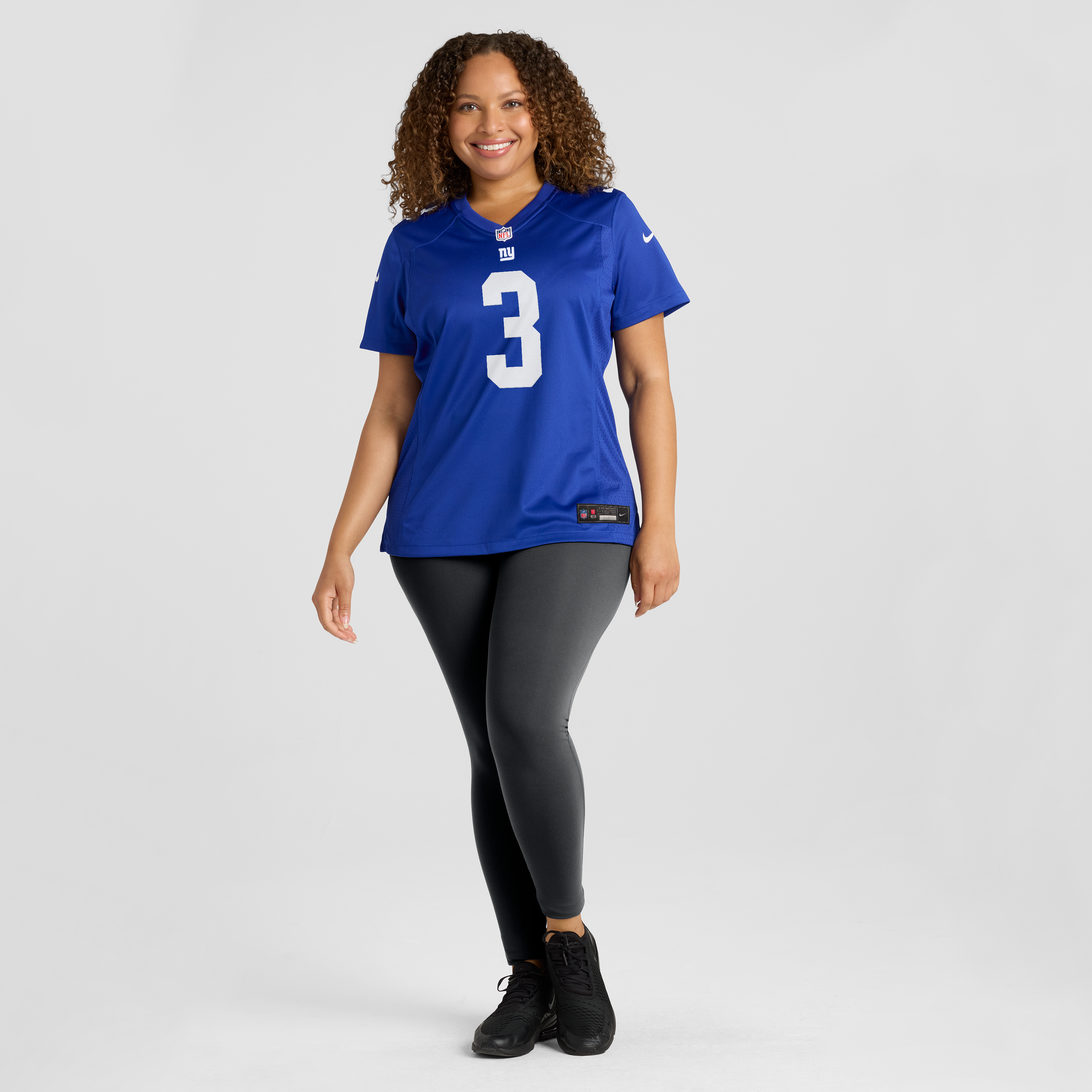 Abdul Carter New York Giants Women's Team Game Jersey - Royal - Image 7