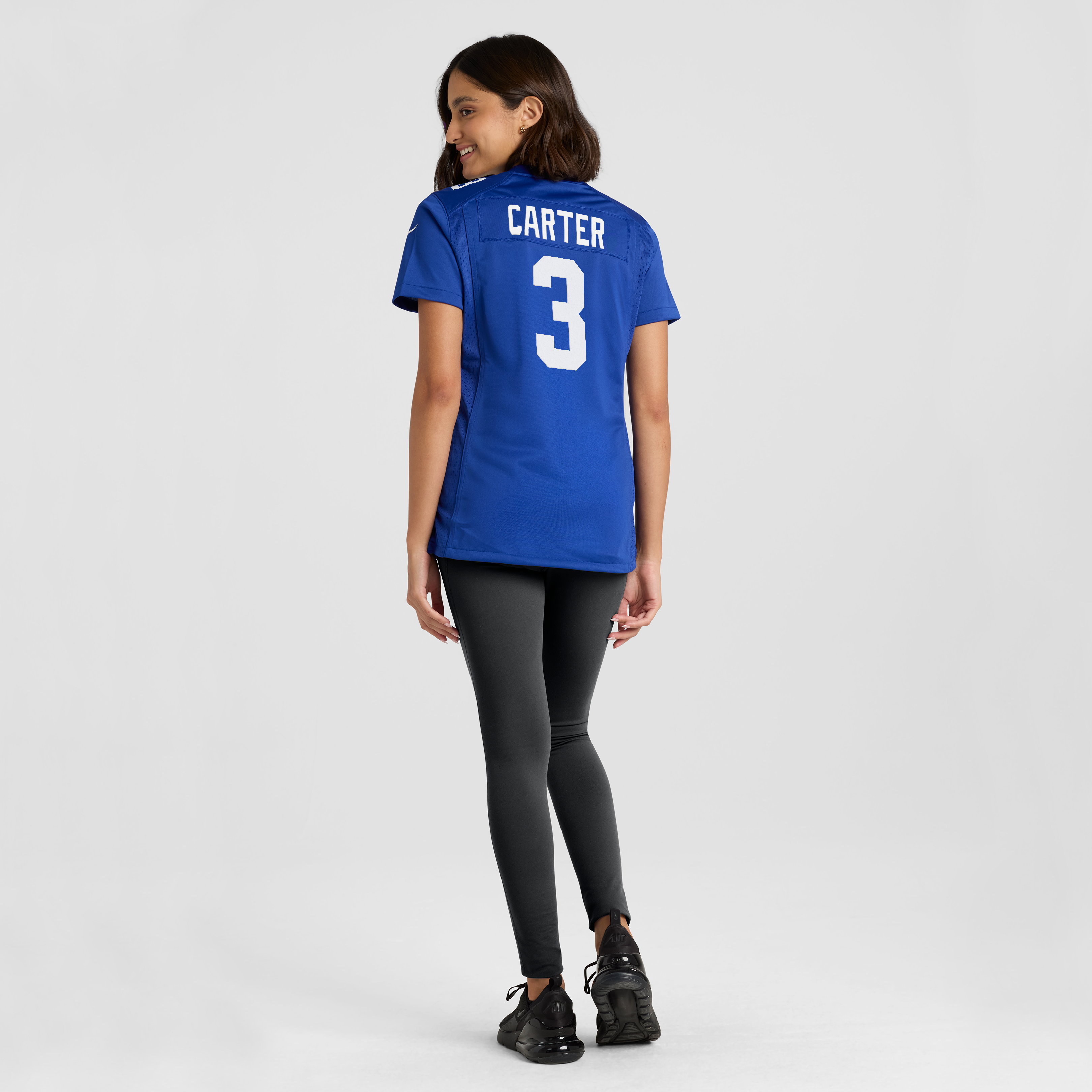 Abdul Carter New York Giants Women's Team Game Jersey - Royal - Image 6