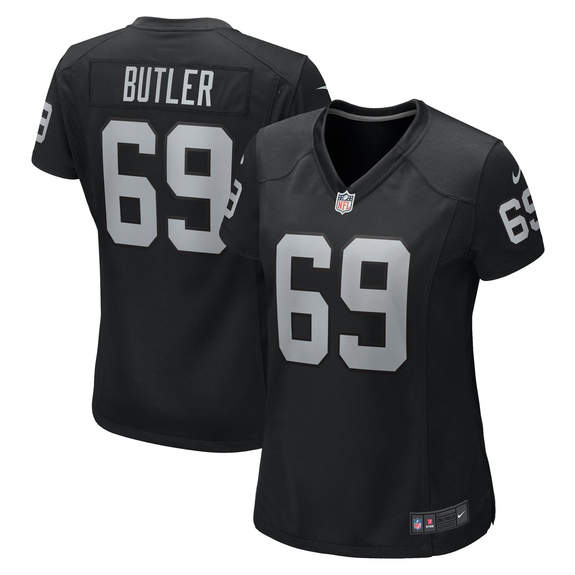 Adam Butler Las Vegas Raiders Women's Game Jersey - Black - Image 2