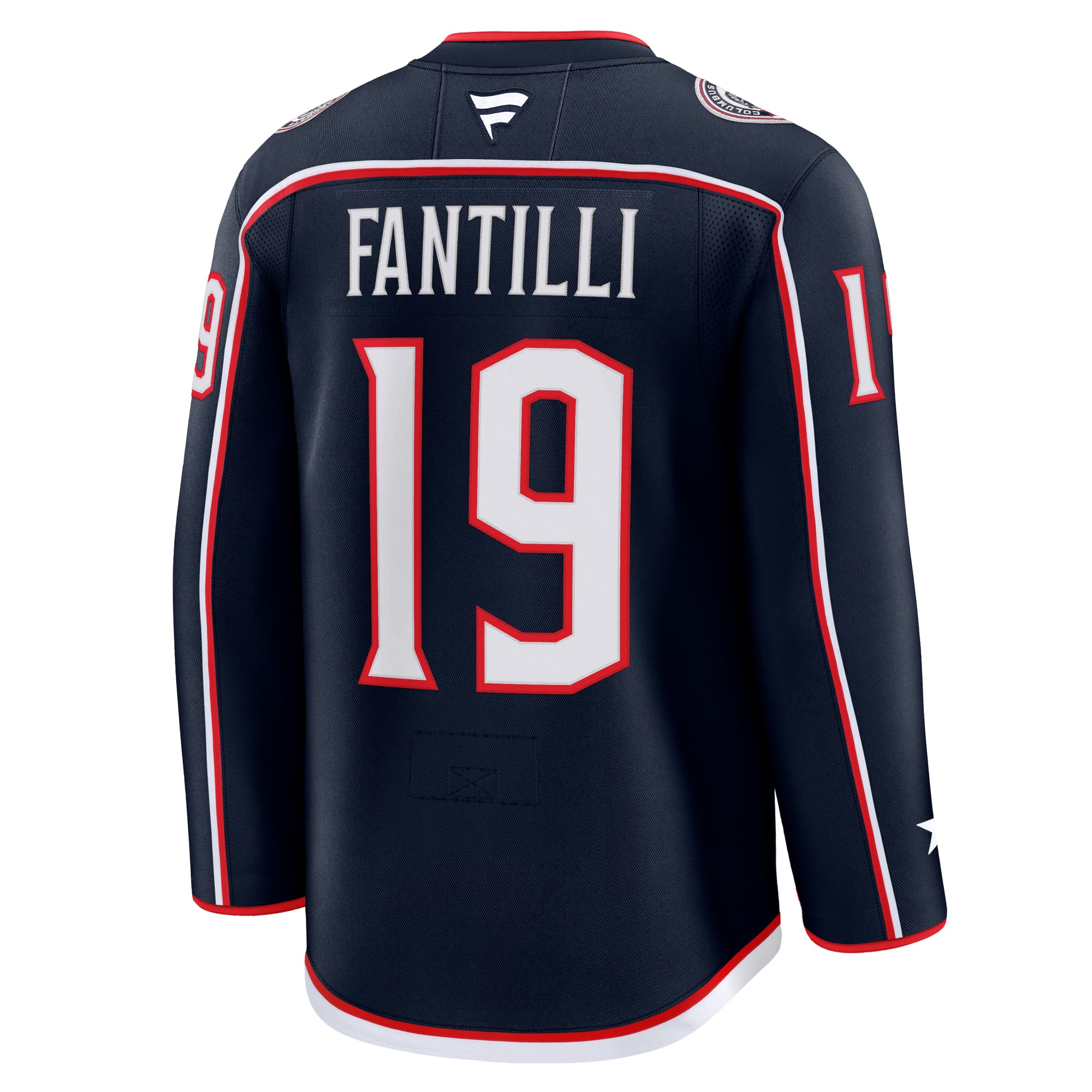 Adam Fantilli Columbus Blue Jackets Home Premium Jersey - Navy - Image 4