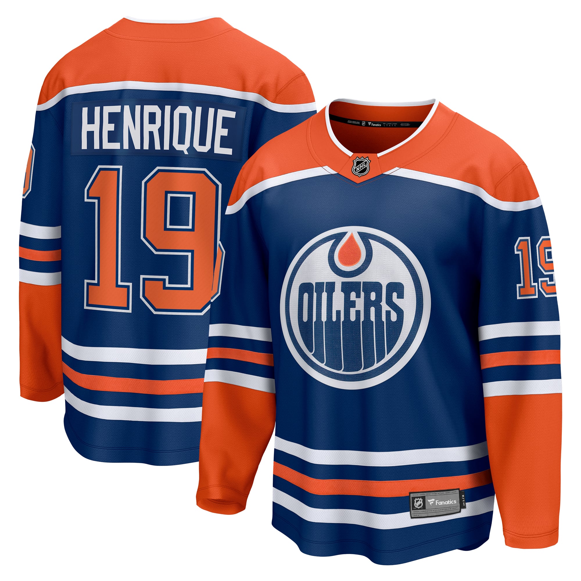 Adam Henrique Edmonton Oilers Home Breakaway Jersey - Royal