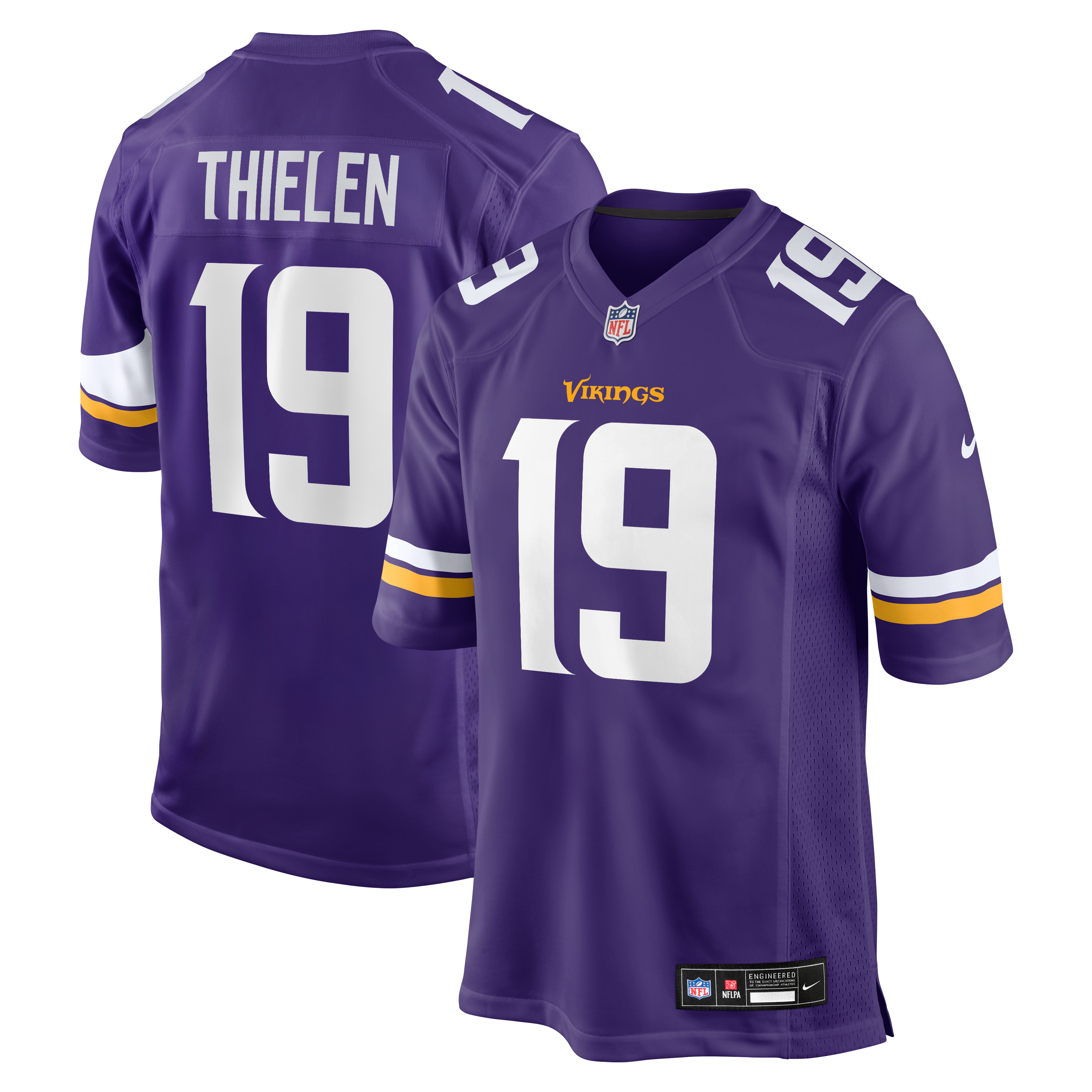 Adam Thielen Minnesota Vikings Game Jersey - Purple
