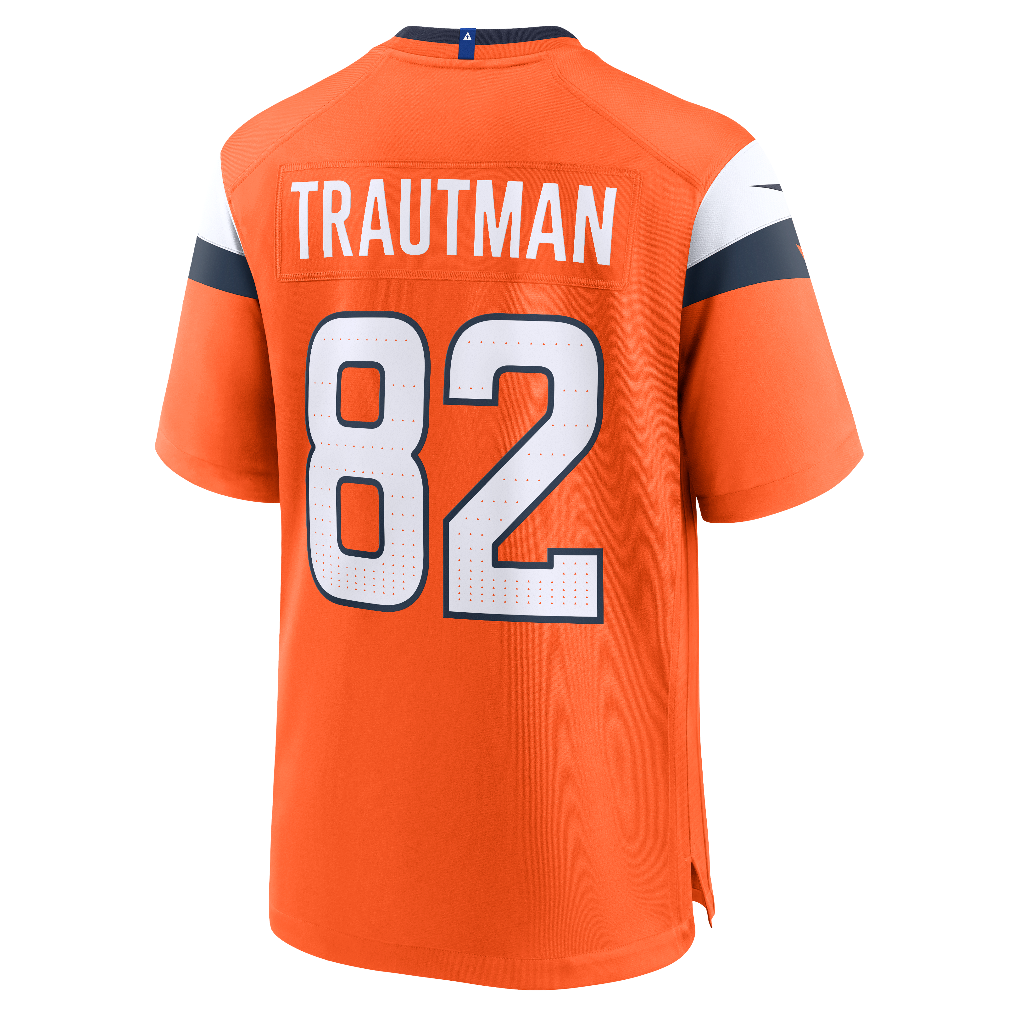 Adam Trautman Denver Broncos Team Game Jersey - Orange - Image 4