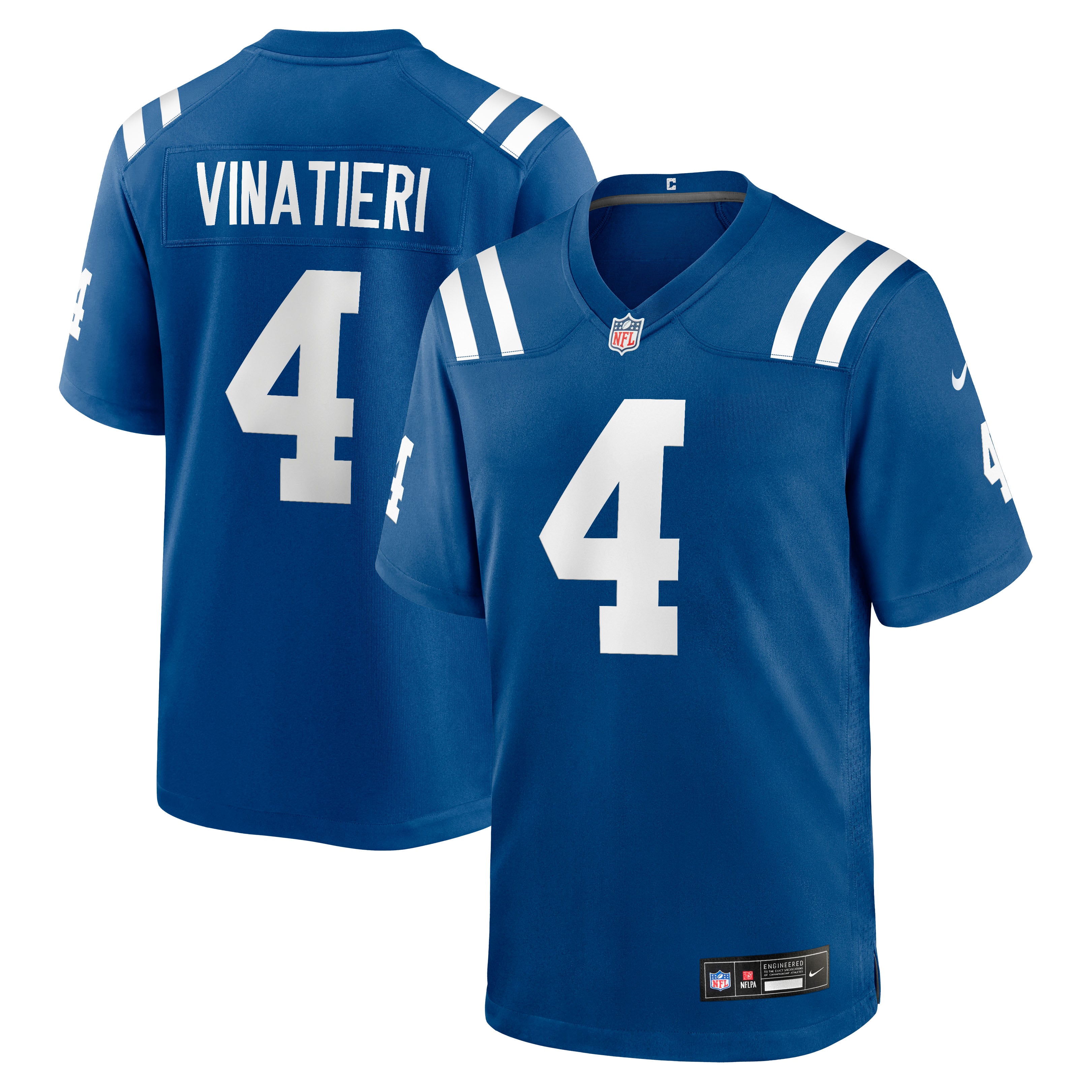 Adam Vinatieri Indianapolis Colts Team Retired Game Jersey - Royal - Image 2