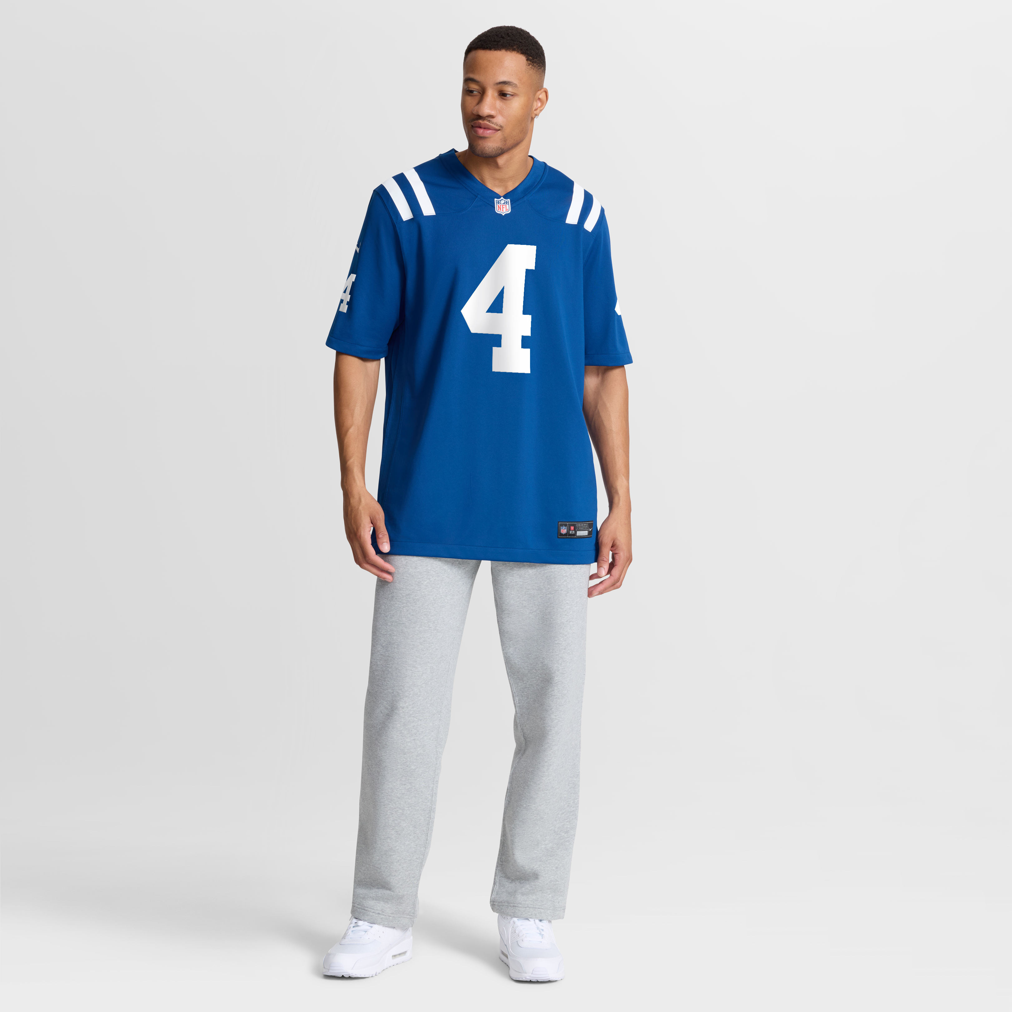 Adam Vinatieri Indianapolis Colts Team Retired Game Jersey - Royal - Image 3