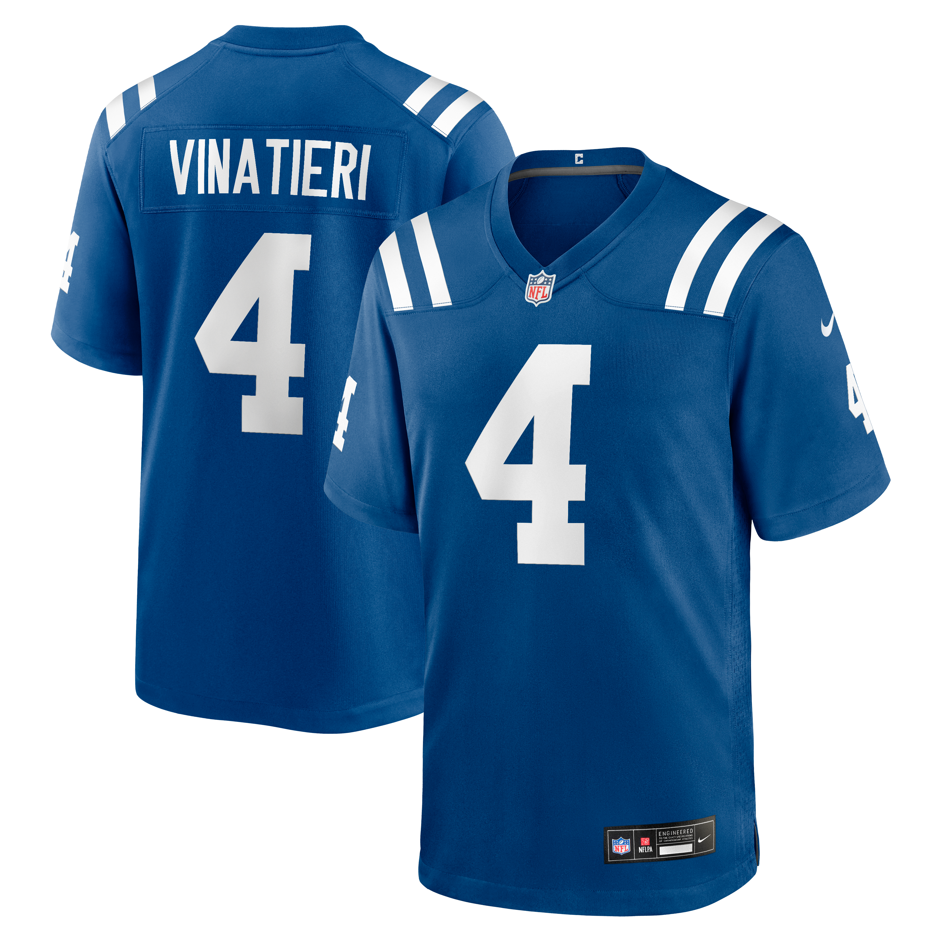 Adam Vinatieri Indianapolis Colts Team Retired Game Jersey - Royal